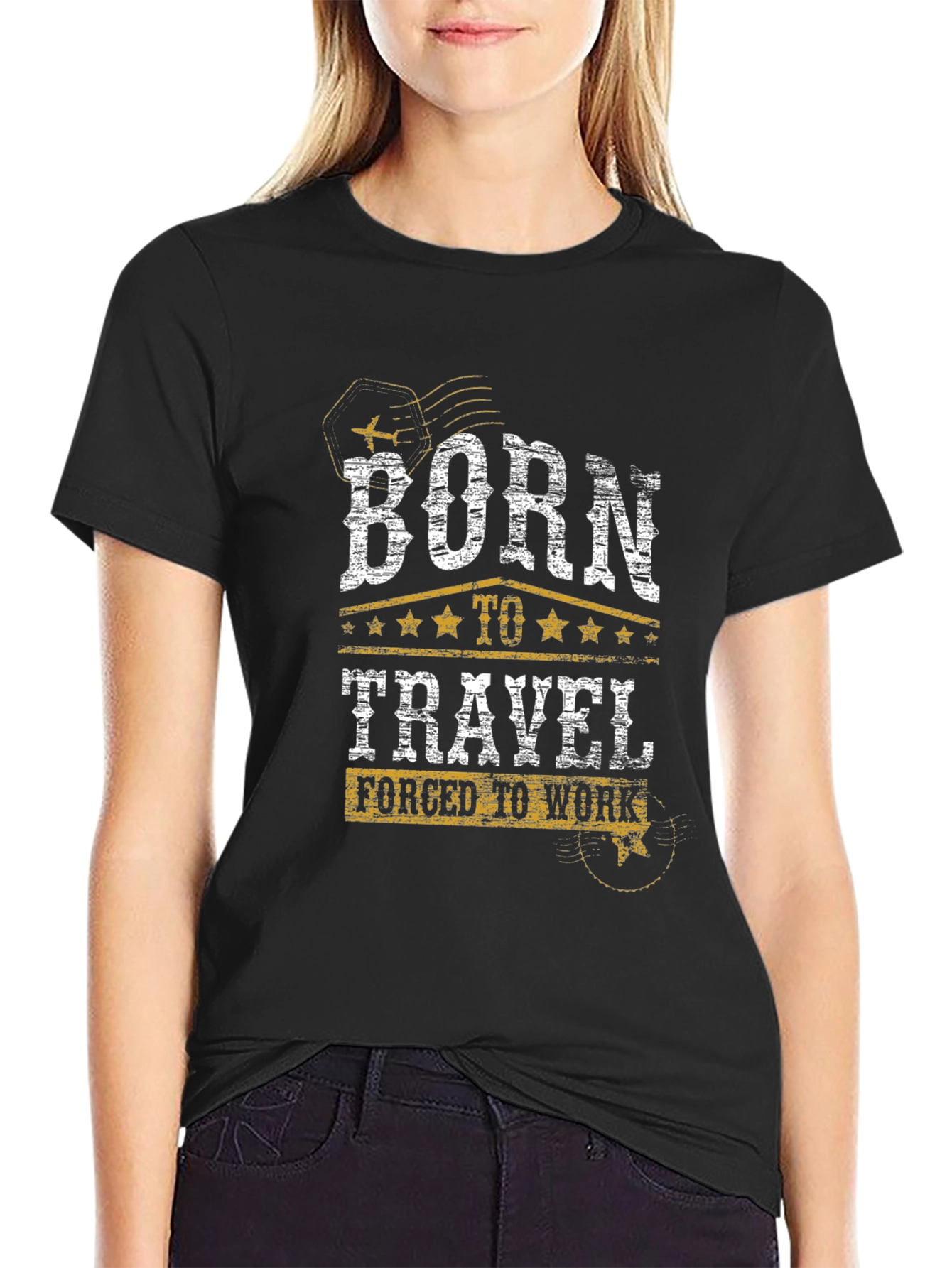 Born To Travel Graphic T-Shirt