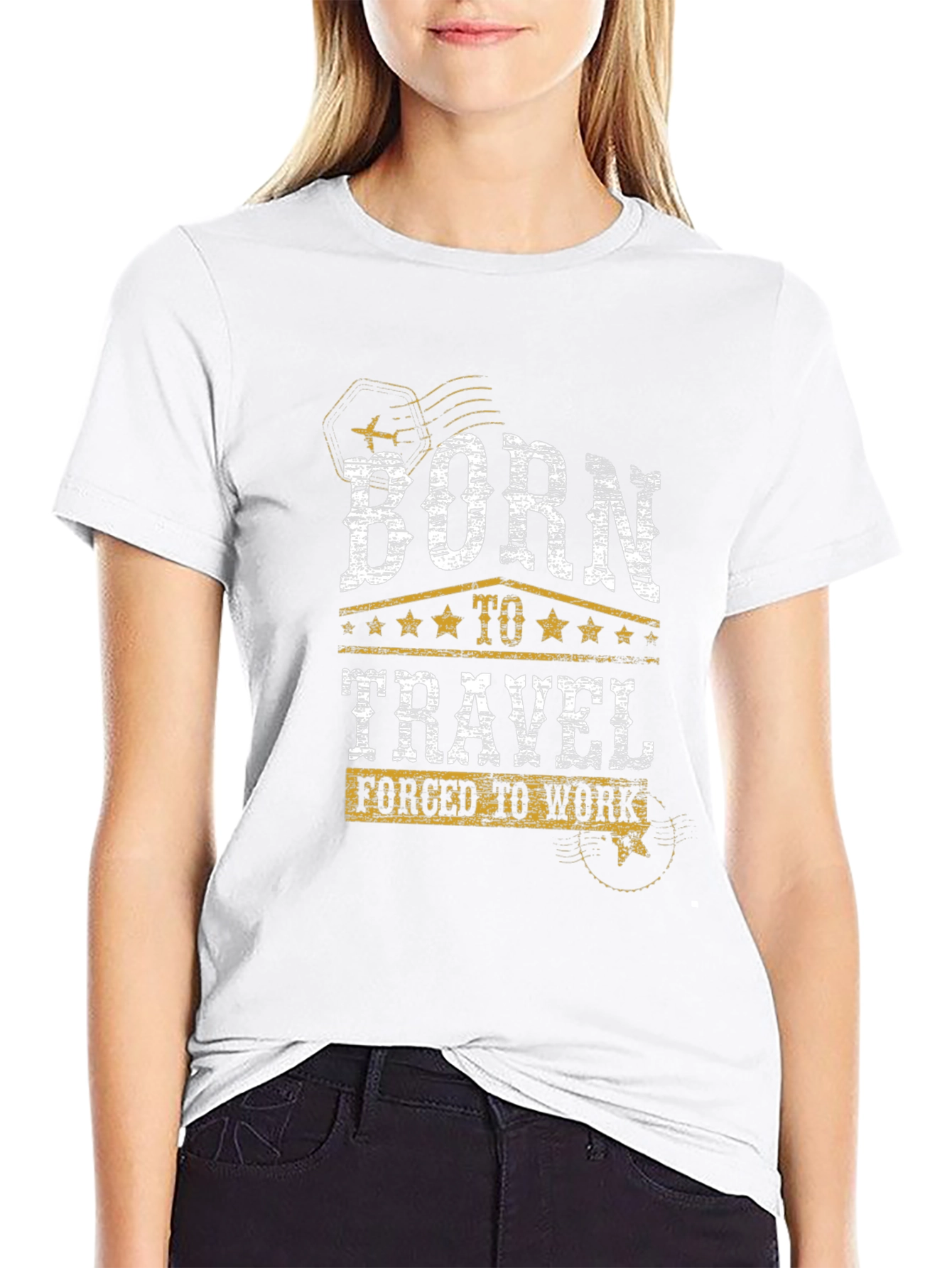 Born To Travel Graphic T-Shirt