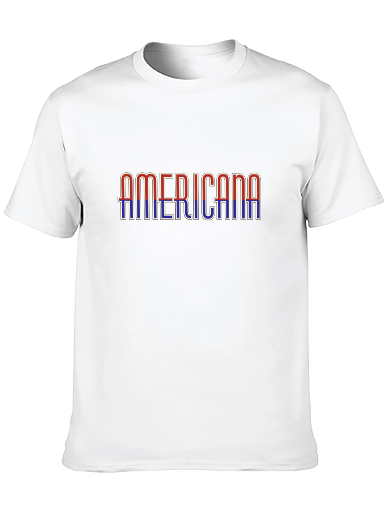 Americana Graphic Print Black T-Shirt