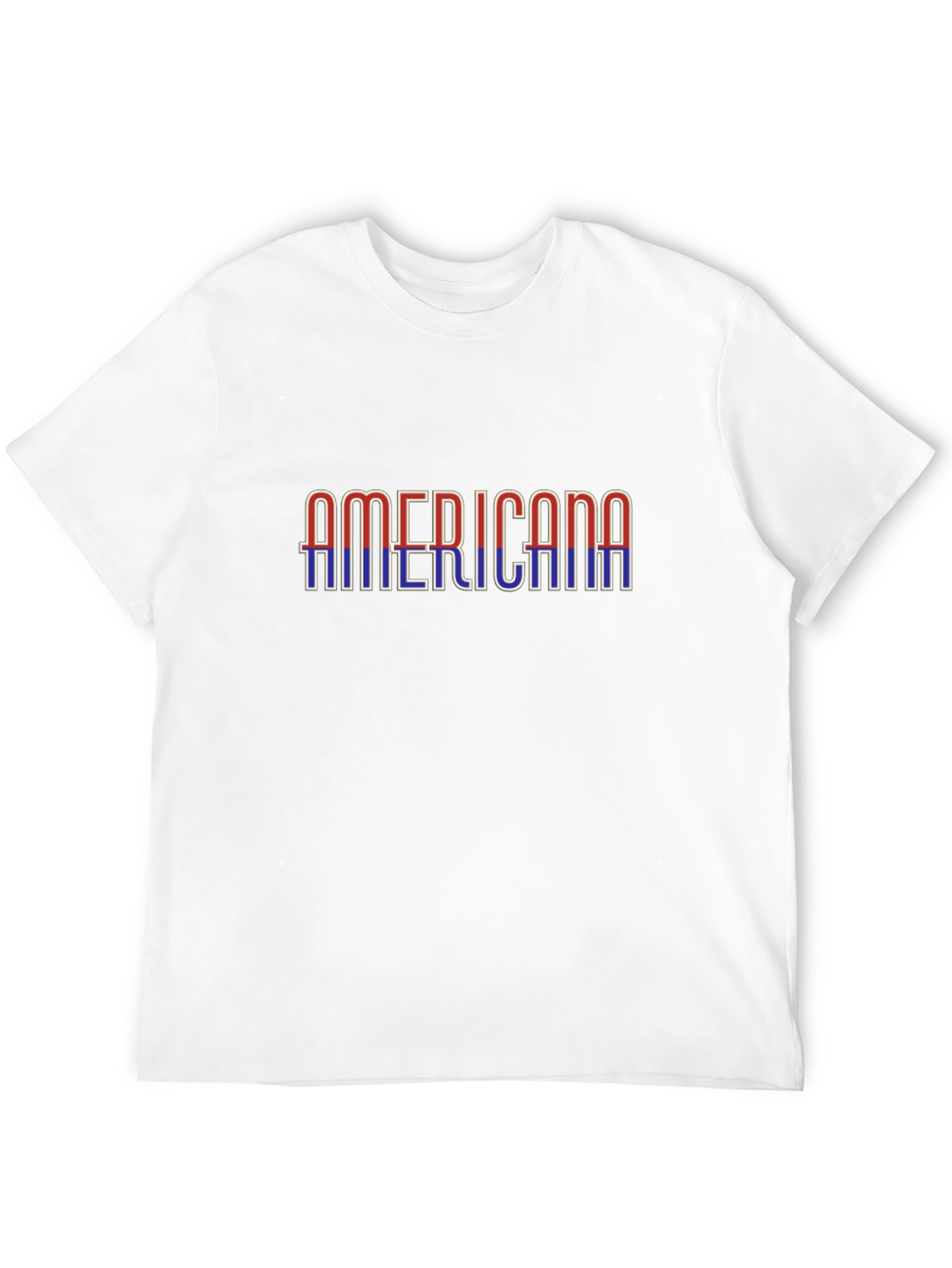 Americana Graphic Print Black T-Shirt