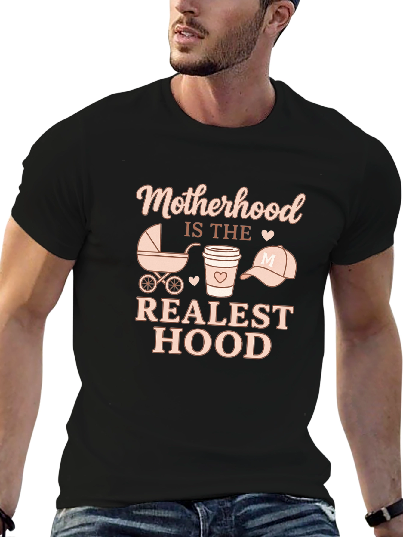 Motherhood Is the Realest Hood T-Shirt