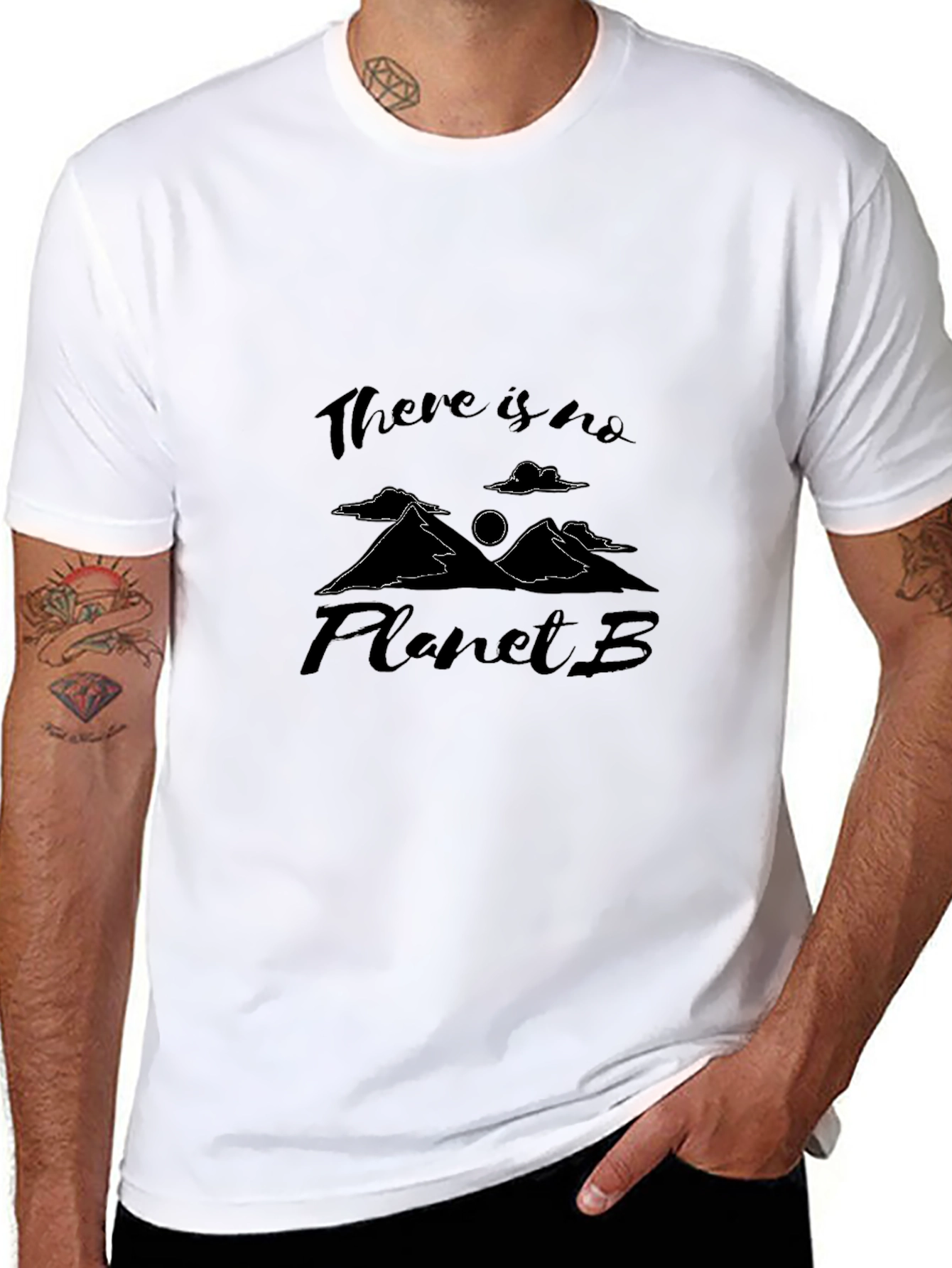 There Is No Planet B Graphic Tee - Black