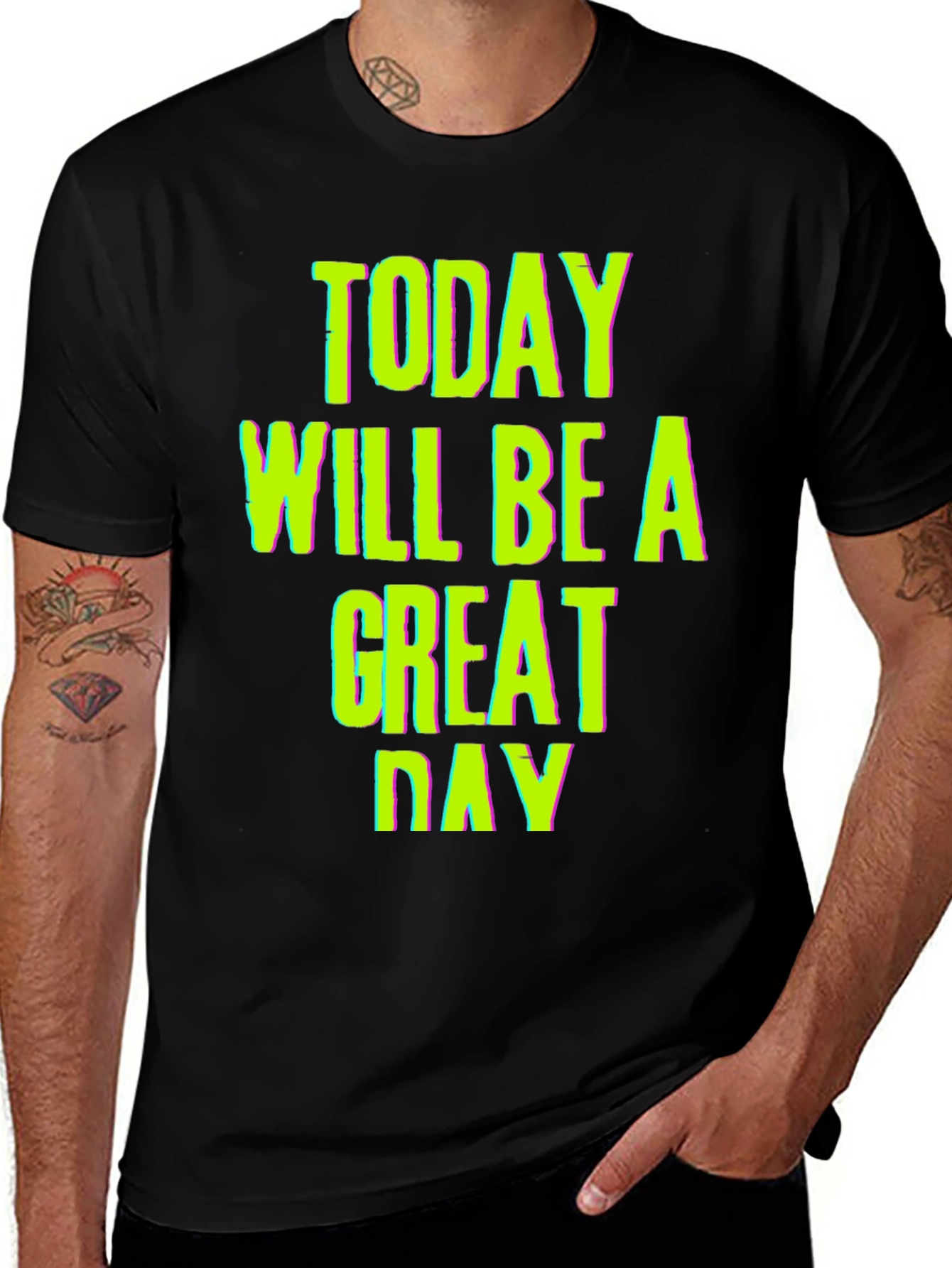 Today Will Be a Great Day Graphic Tee