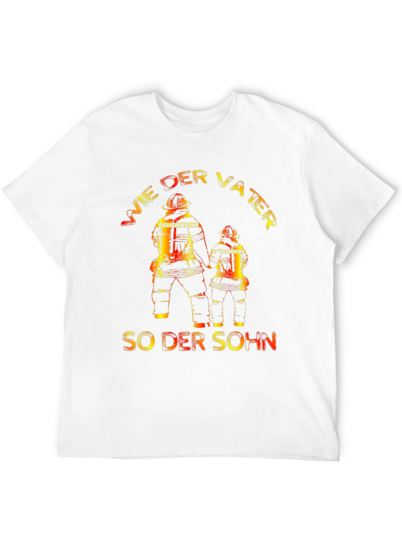 Father and Son Firefighter T-Shirt