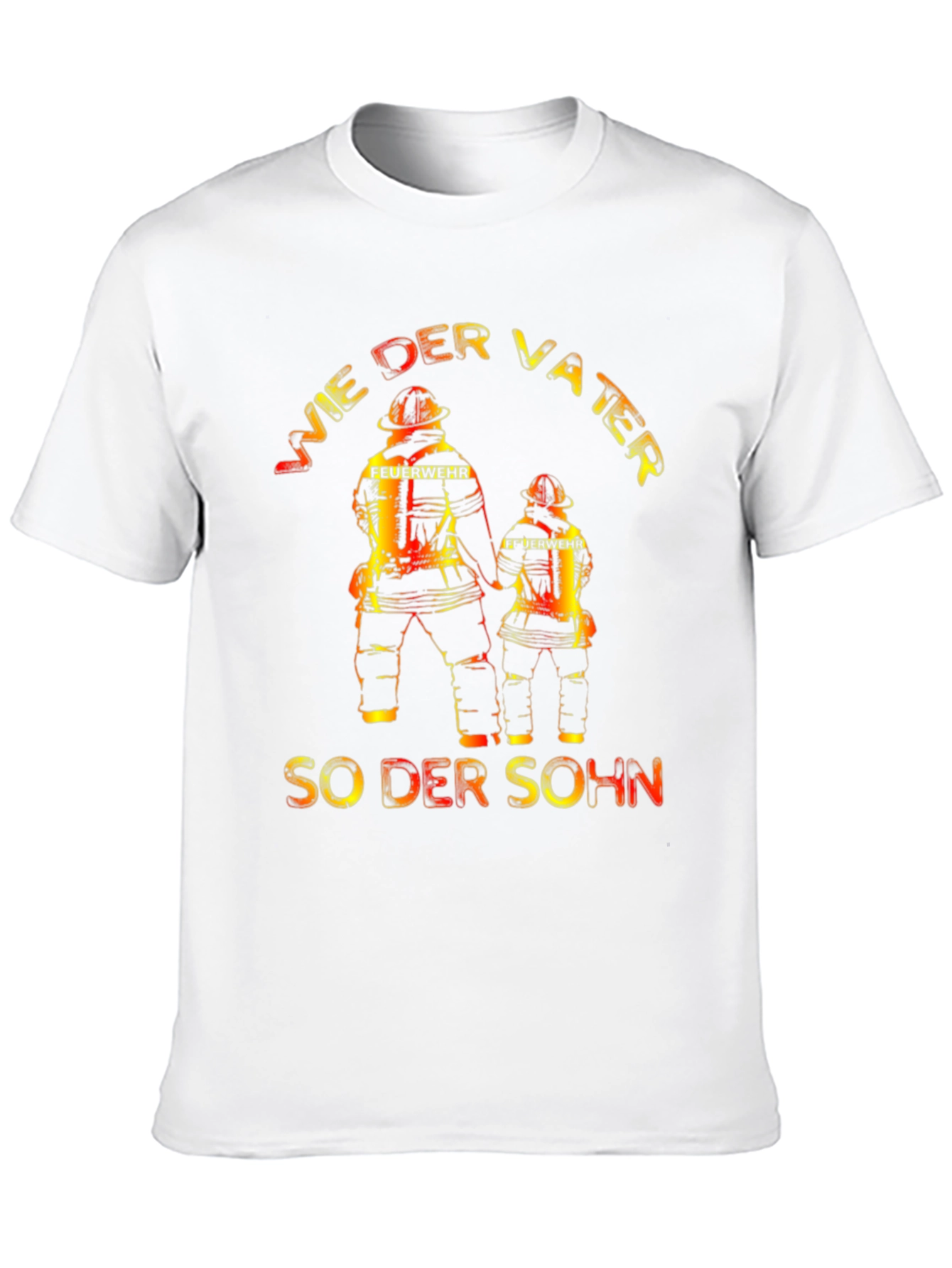 Father and Son Firefighter T-Shirt