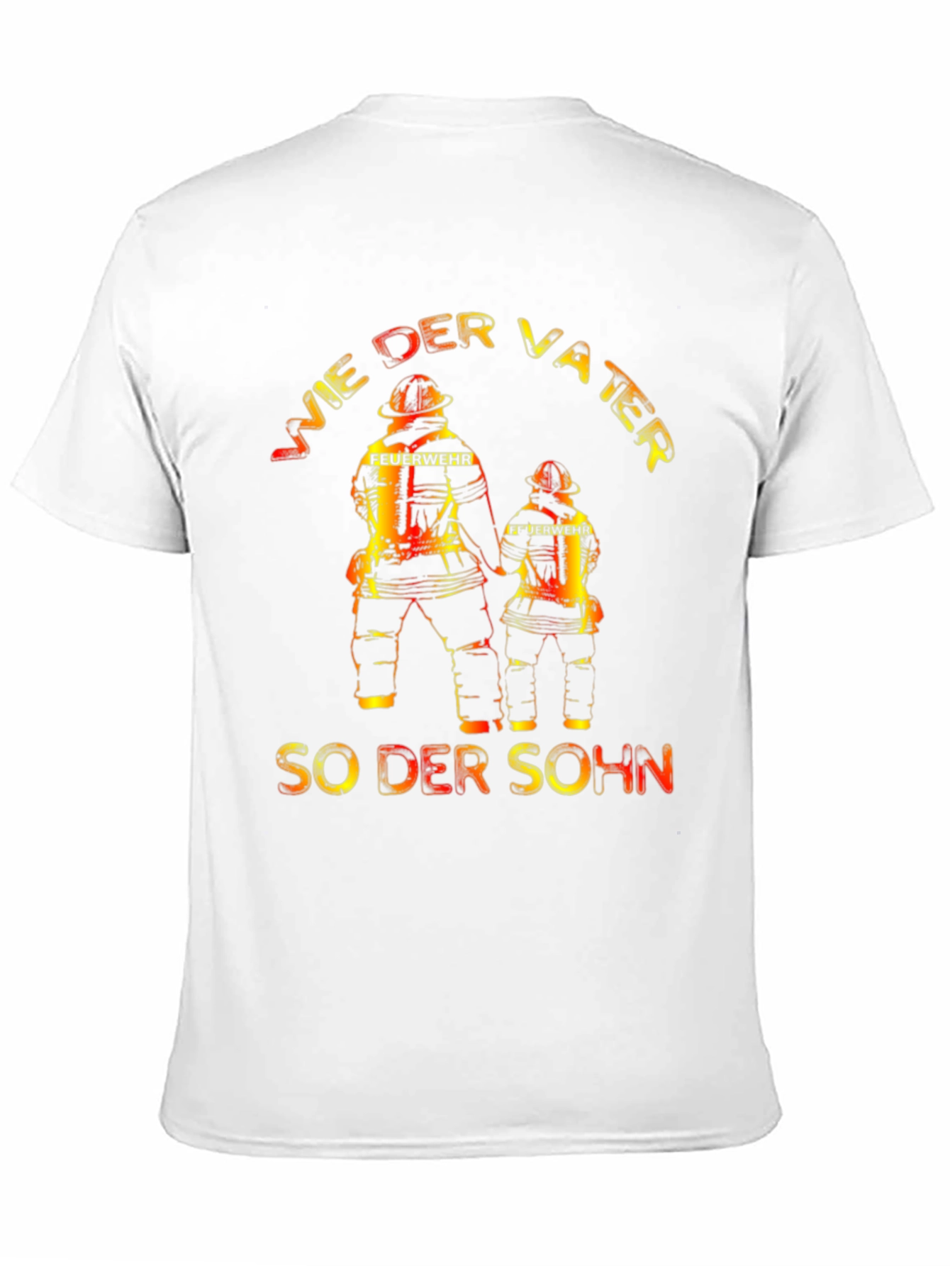 Father and Son Firefighter T-Shirt