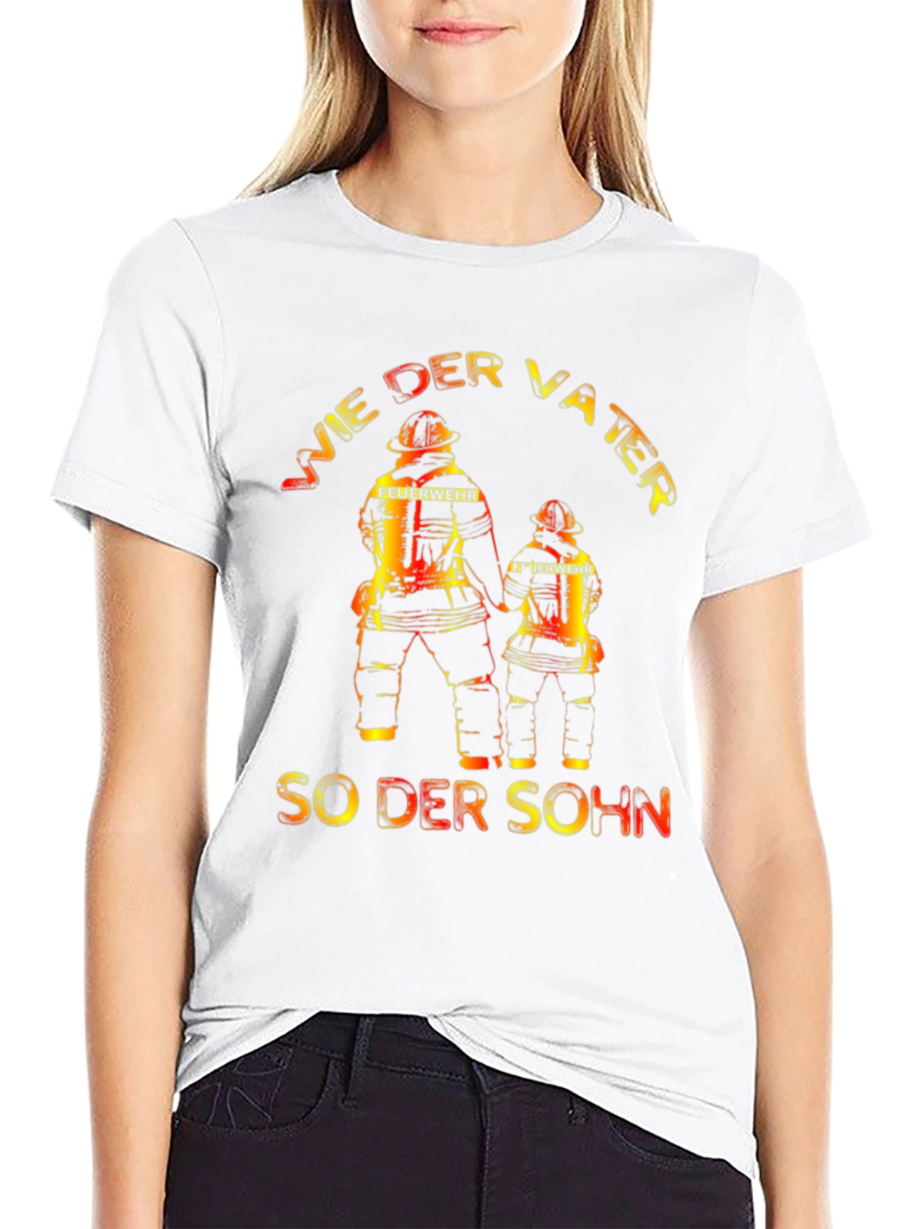 Father and Son Firefighter T-Shirt