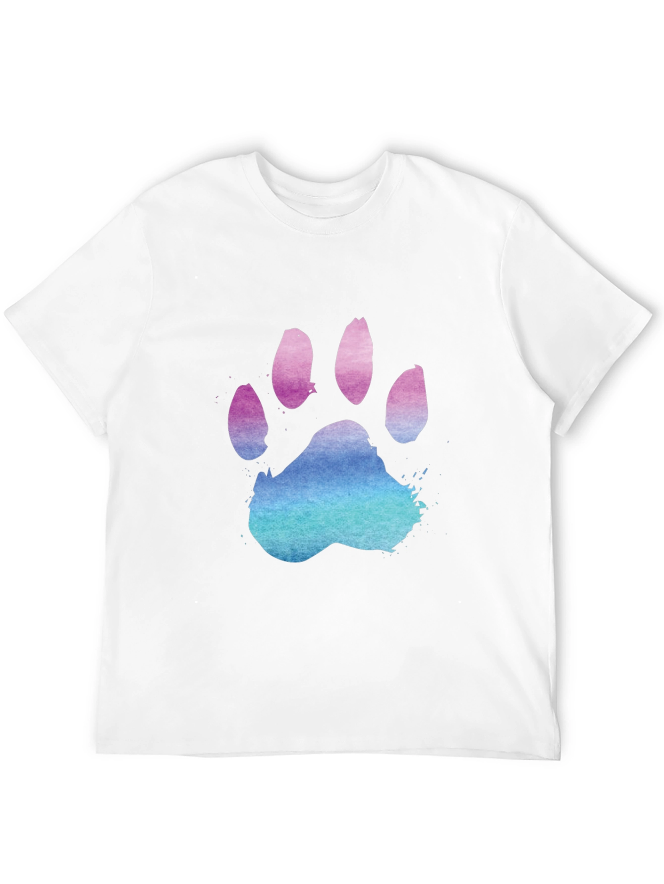 Cool Paw Print Graphic T-Shirt