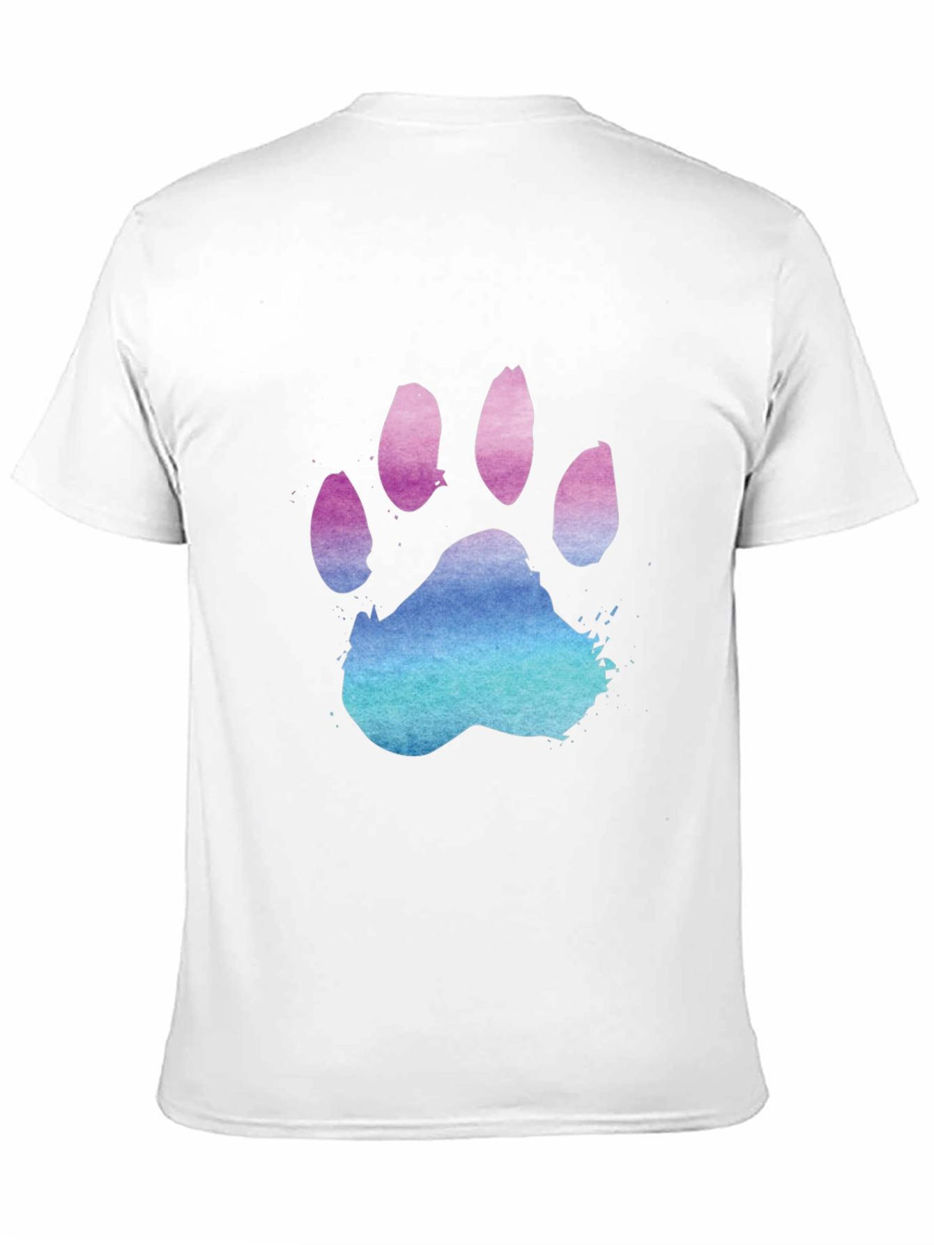 Cool Paw Print Graphic T-Shirt