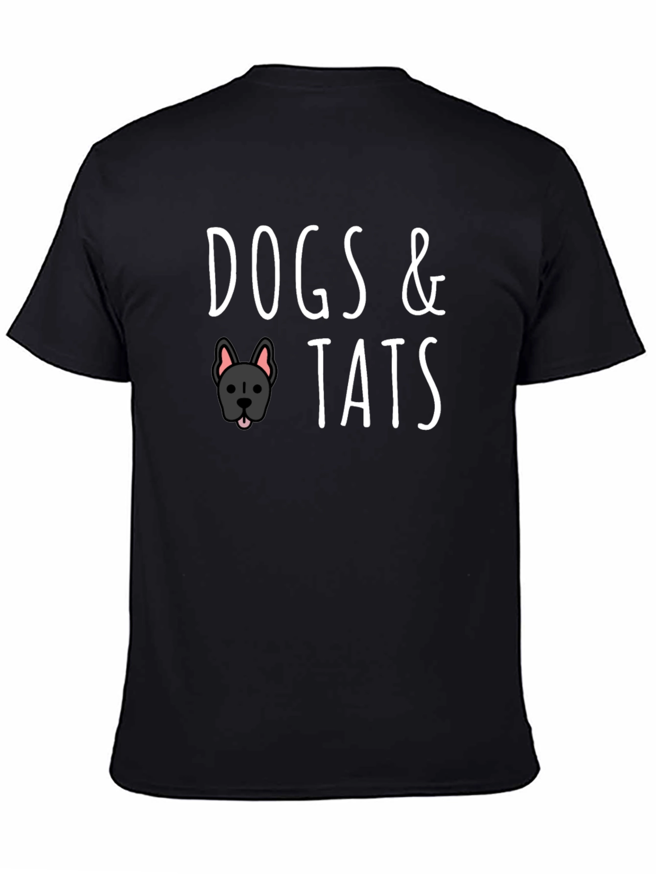 Dogs & Tats Graphic Tee - Black