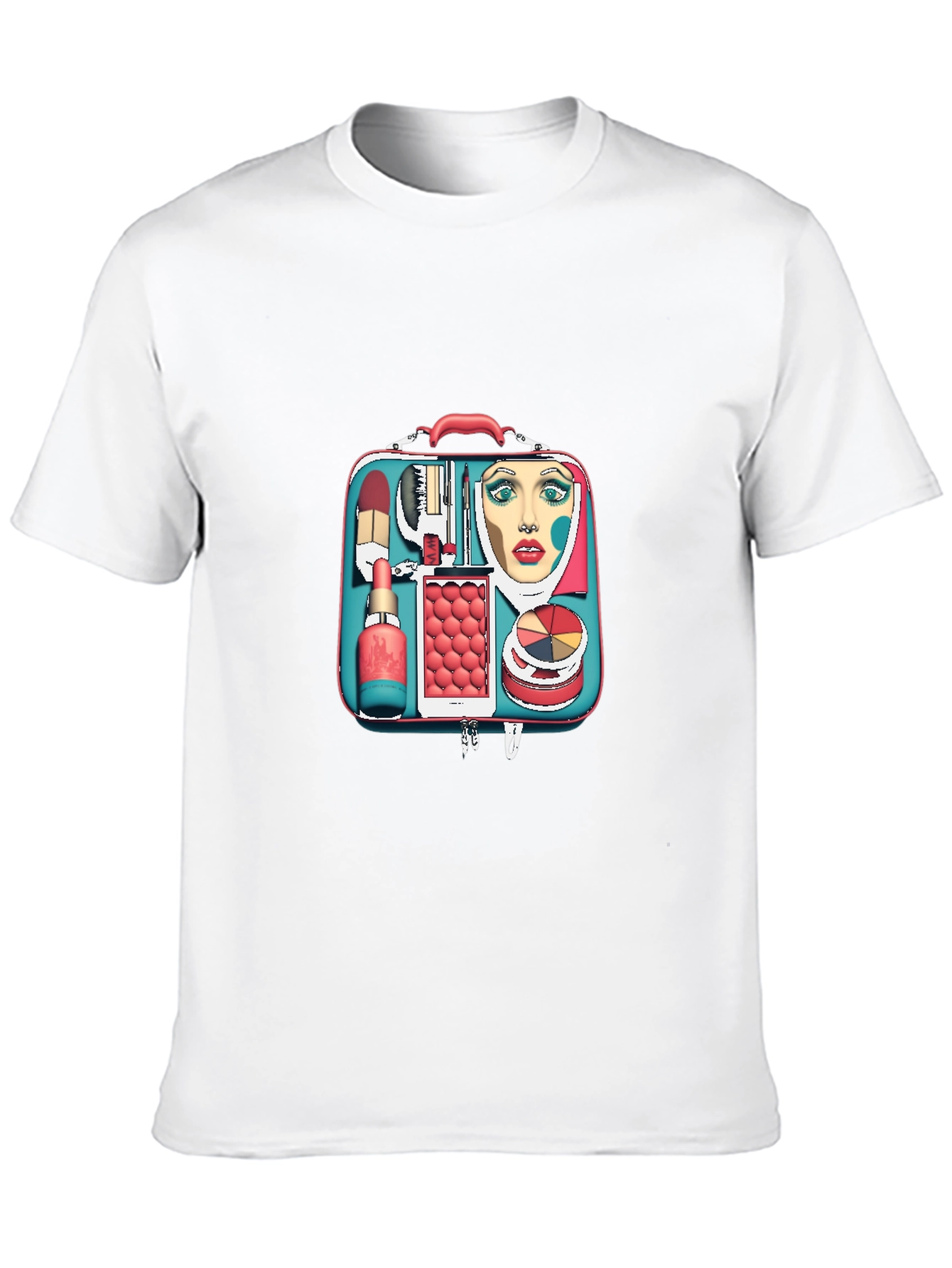 Makeup Kit Graphic T-Shirt - Fun & Stylish Tee