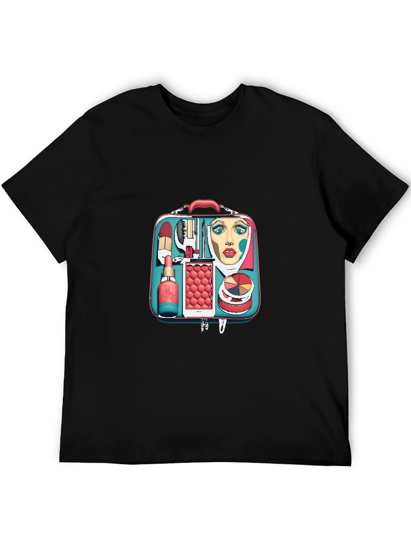 Makeup Kit Graphic T-Shirt - Fun & Stylish Tee