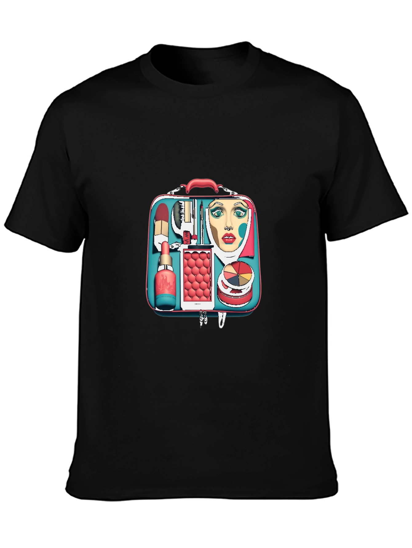 Makeup Kit Graphic T-Shirt - Fun & Stylish Tee