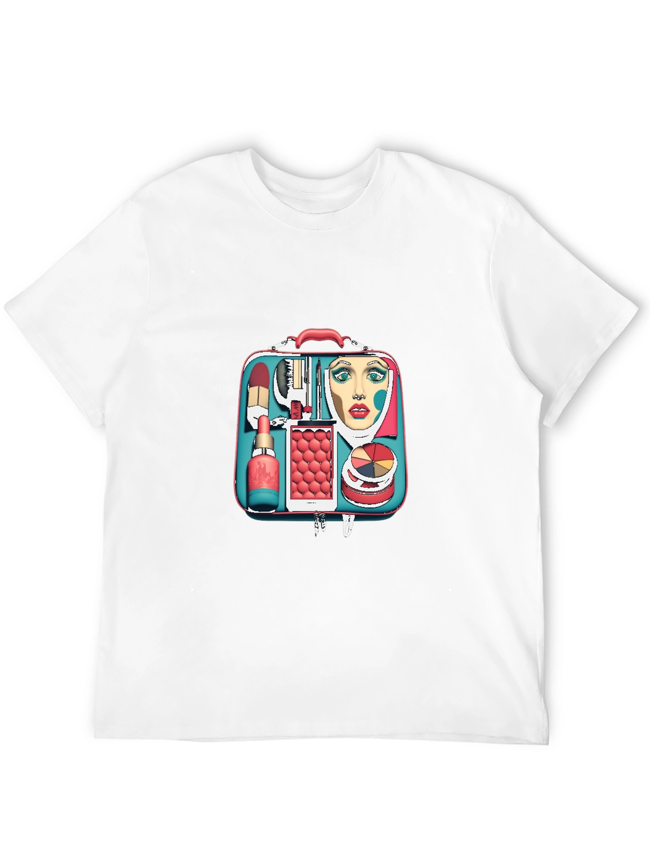 Makeup Kit Graphic T-Shirt - Fun & Stylish Tee