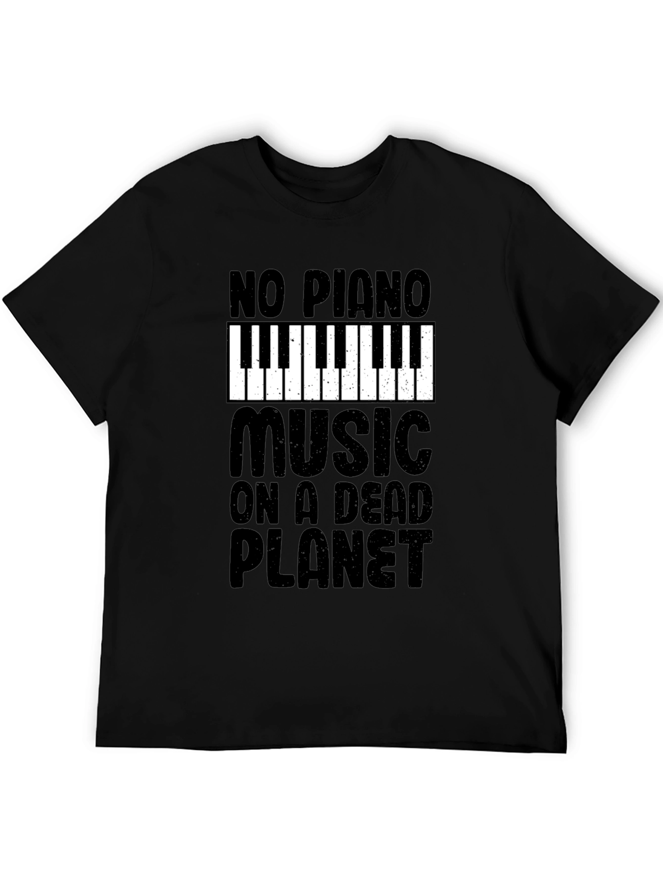 No Piano Music On A Dead Planet Graphic Tee