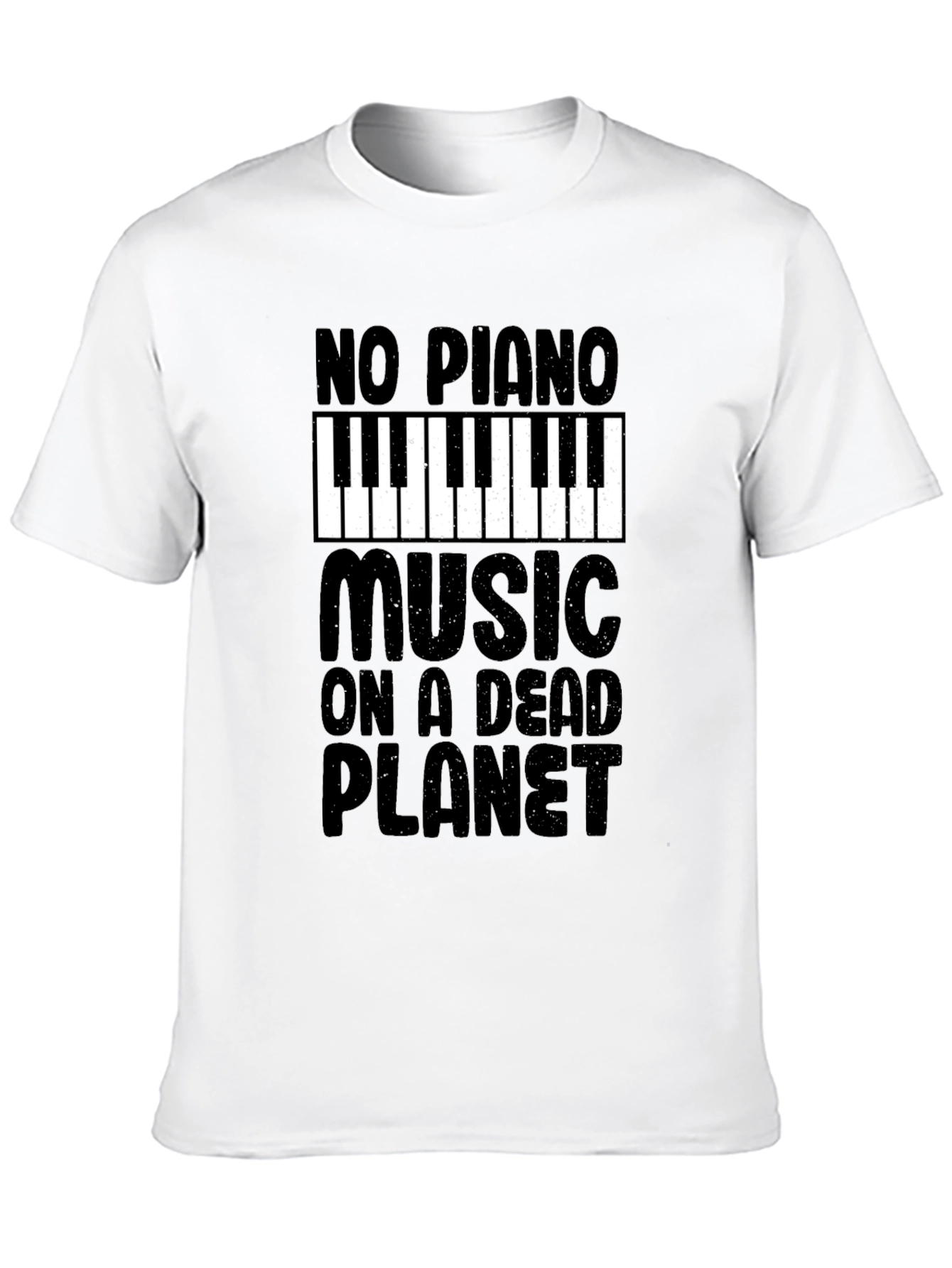 No Piano Music On A Dead Planet Graphic Tee