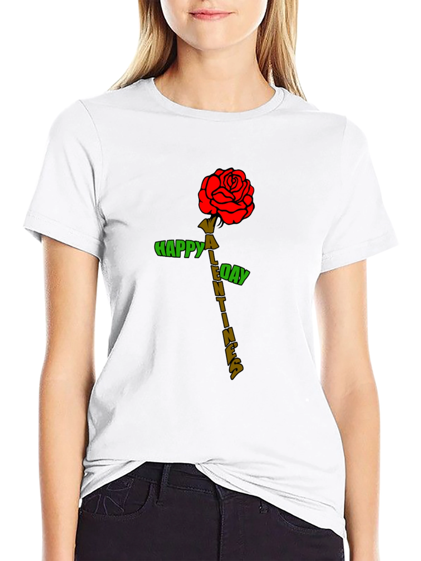 Valentines Day Rose T-Shirt