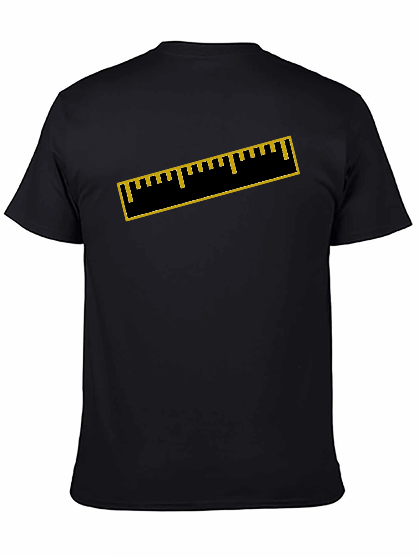 Ruler Graphic Black T-Shirt