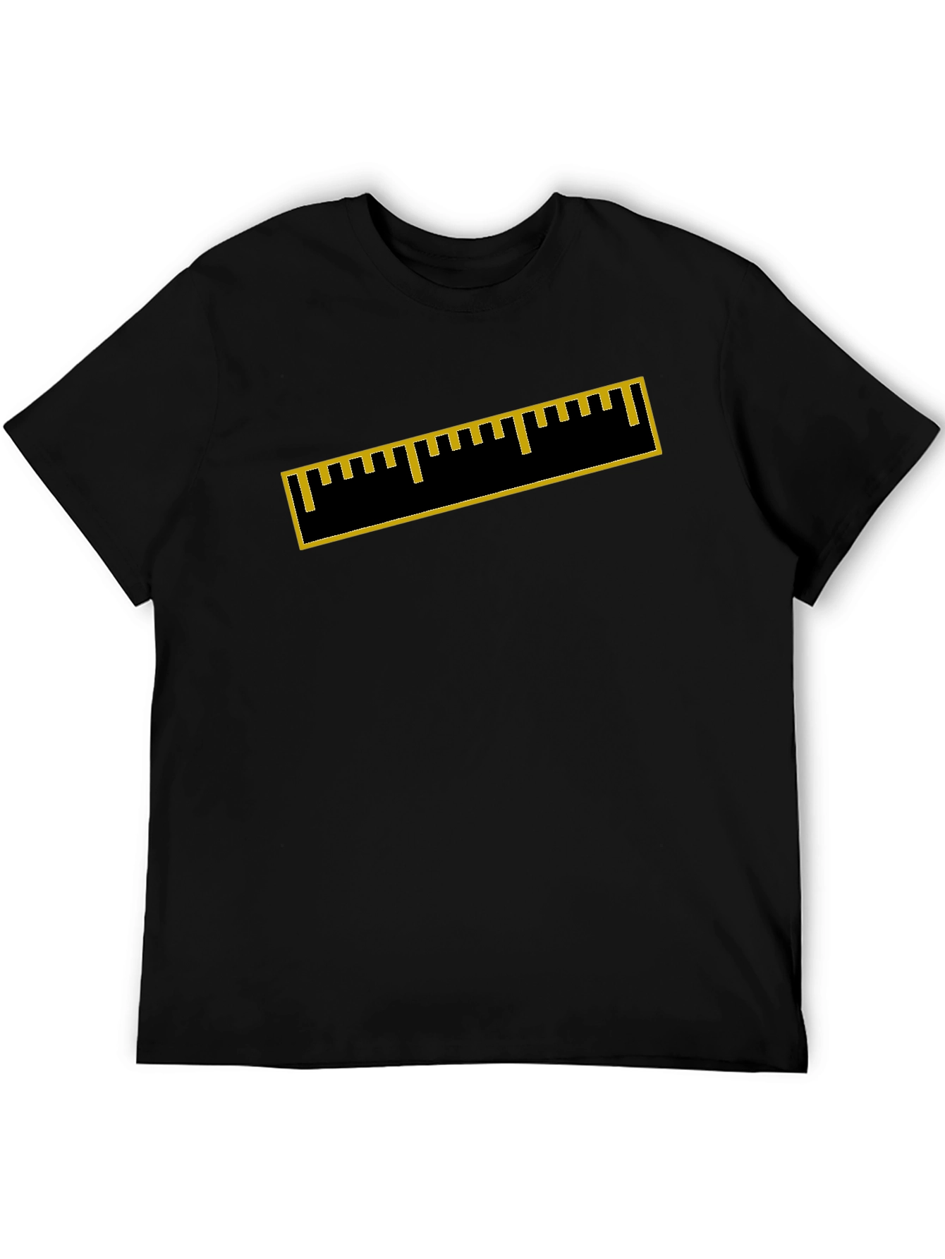 Ruler Graphic Black T-Shirt