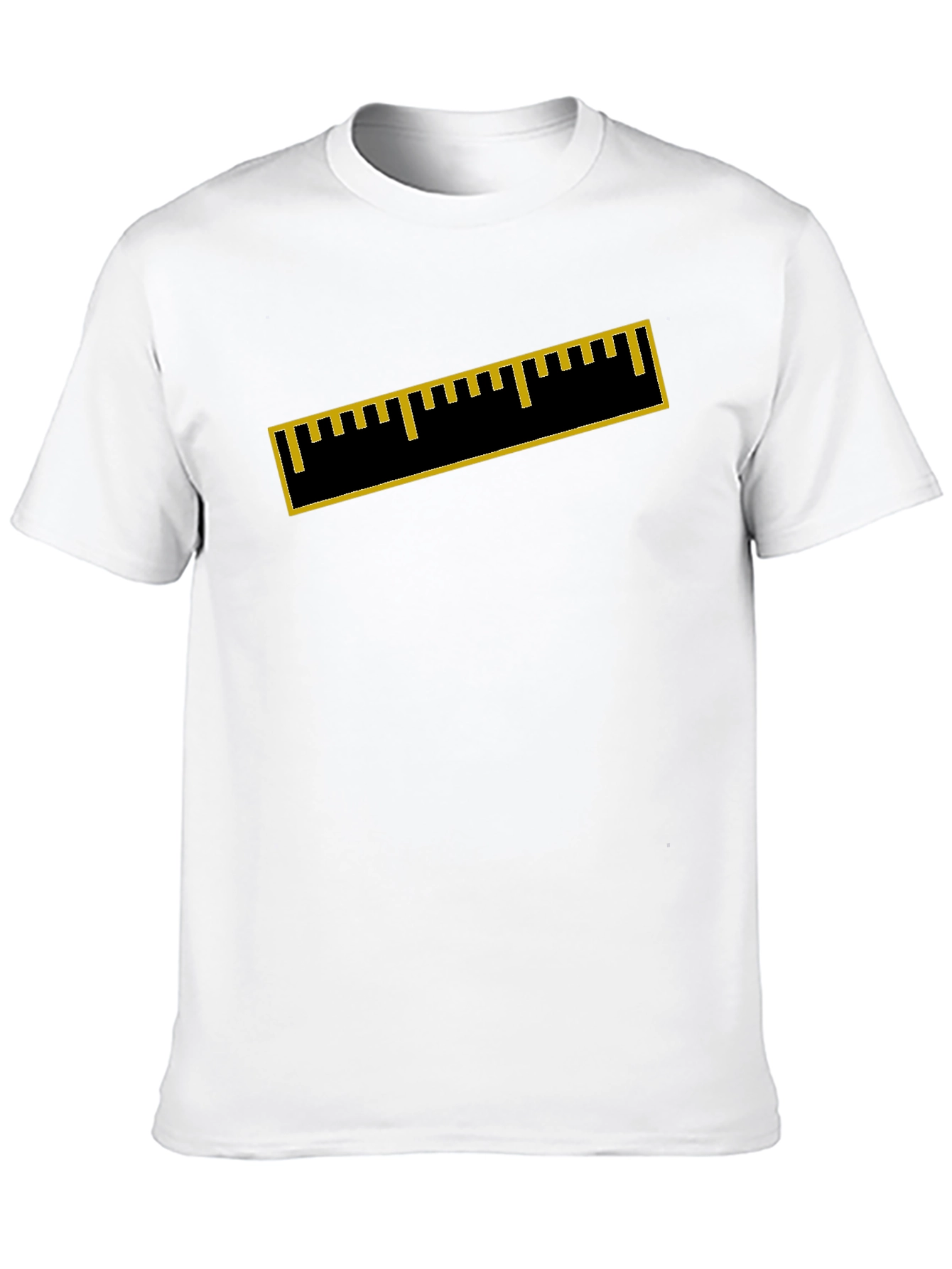 Ruler Graphic Black T-Shirt