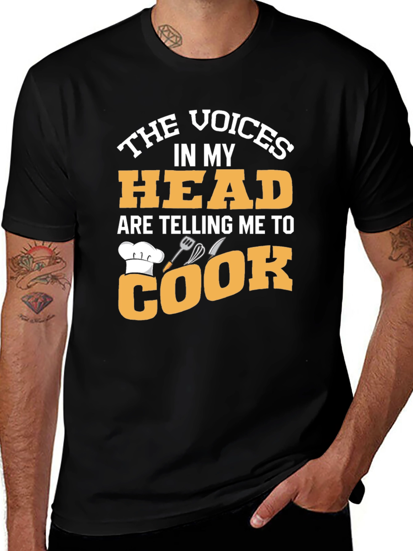 Voices in My Head Cook T-Shirt