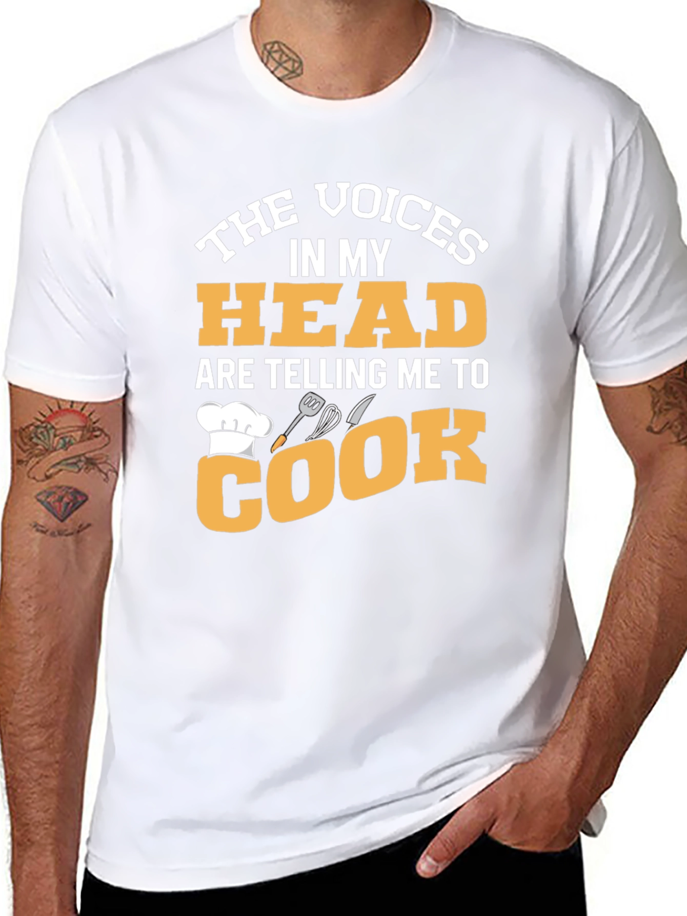 Voices in My Head Cook T-Shirt