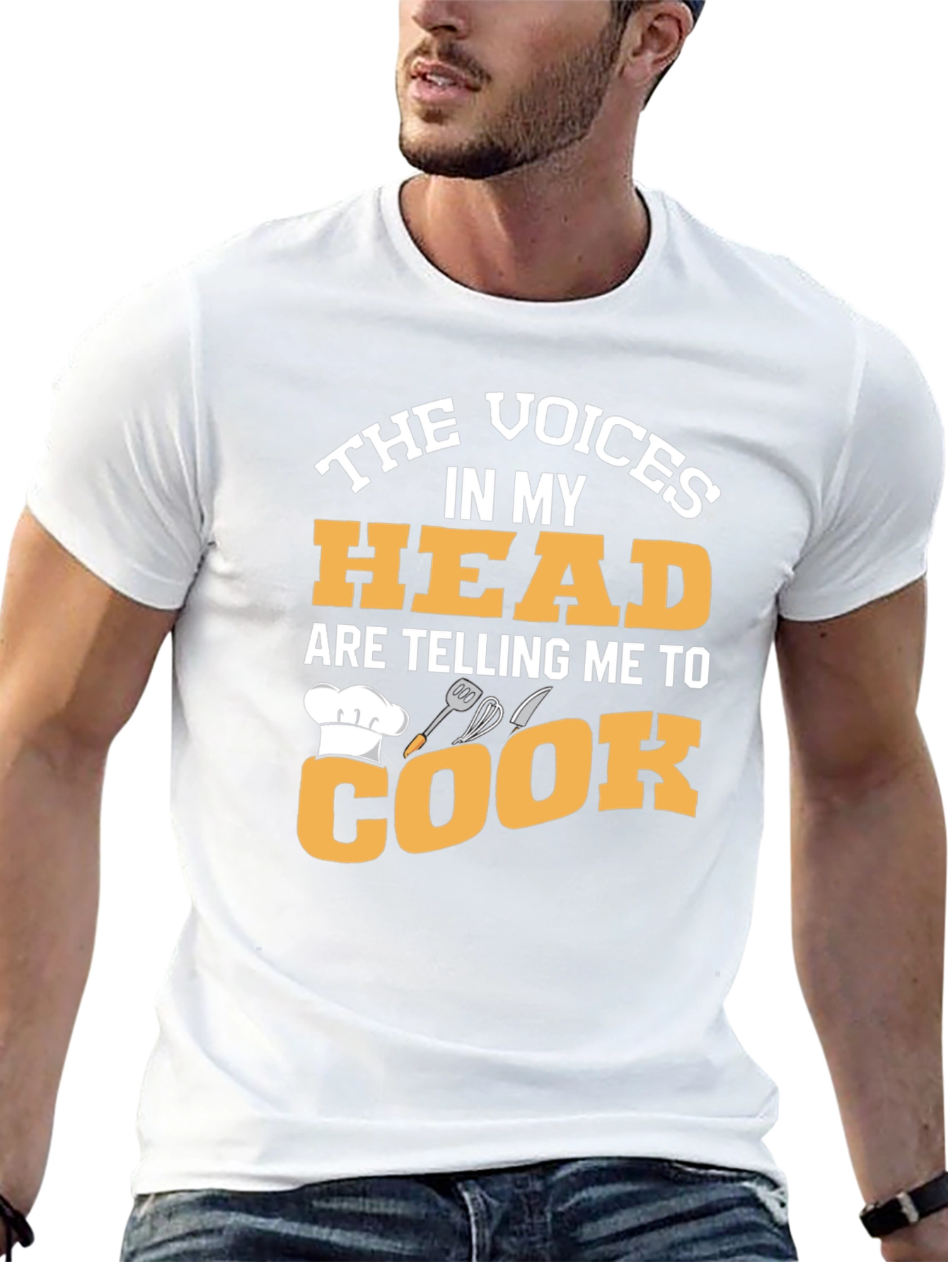 Voices in My Head Cook T-Shirt