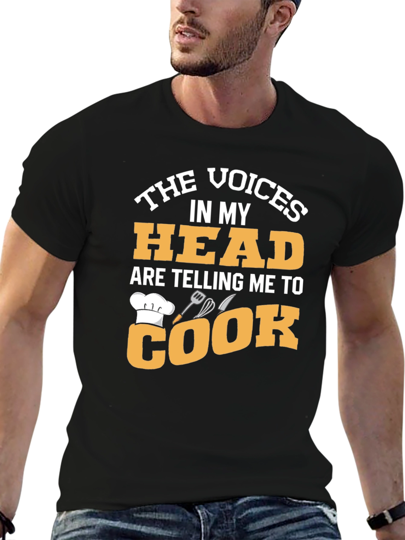 Voices in My Head Cook T-Shirt