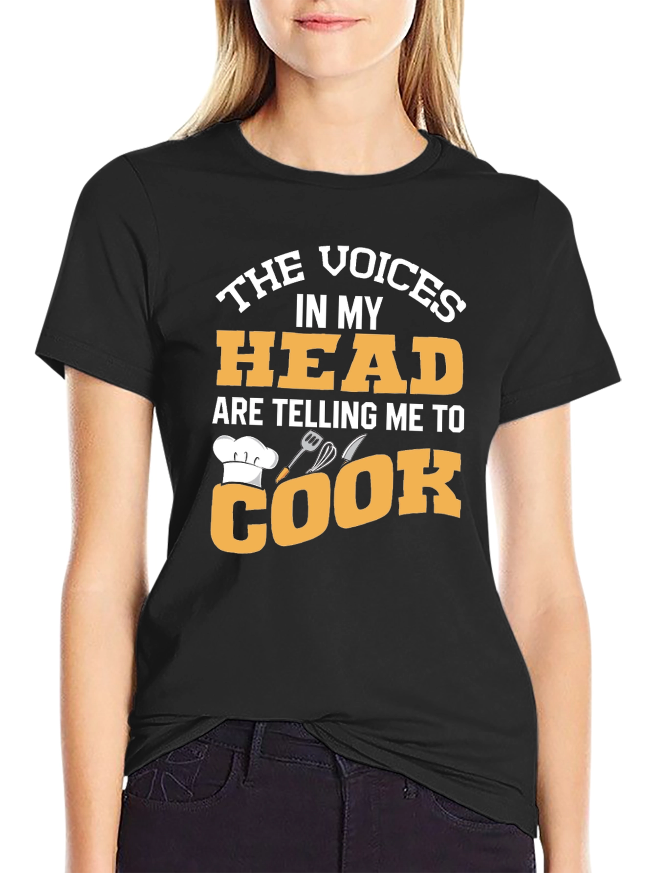 Voices in My Head Cook T-Shirt