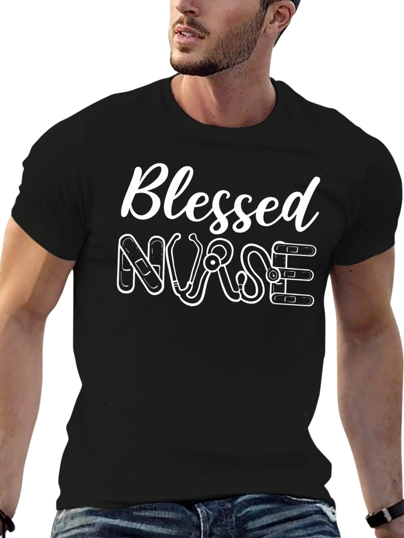 Blessed Nurse T-Shirt - Stylish Medical Apparel