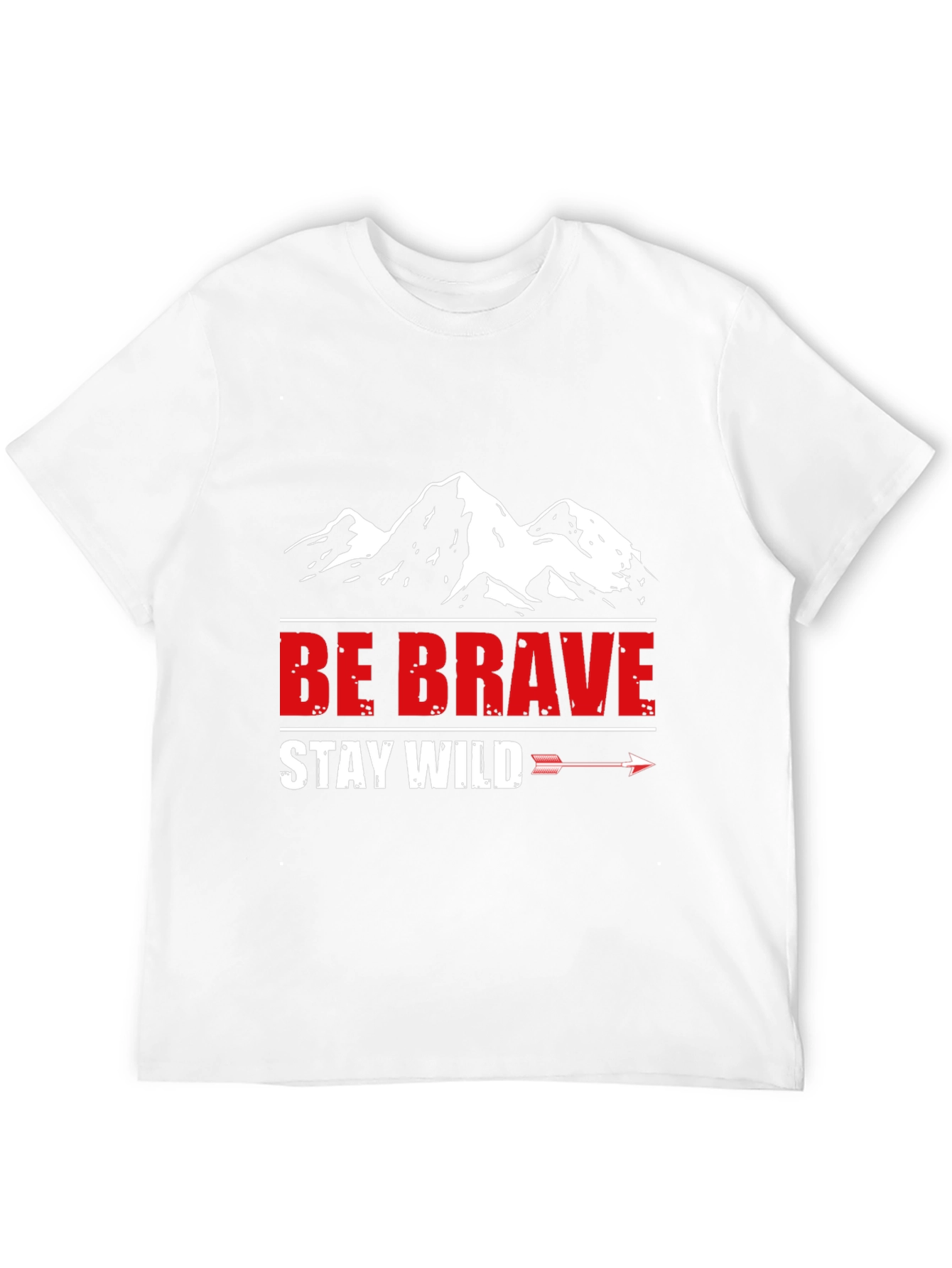 Be Brave Stay Wild Mountain Graphic Tee