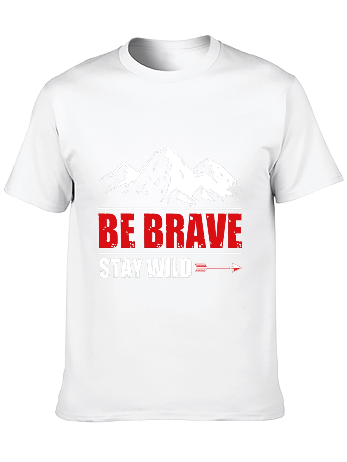 Be Brave Stay Wild Mountain Graphic Tee