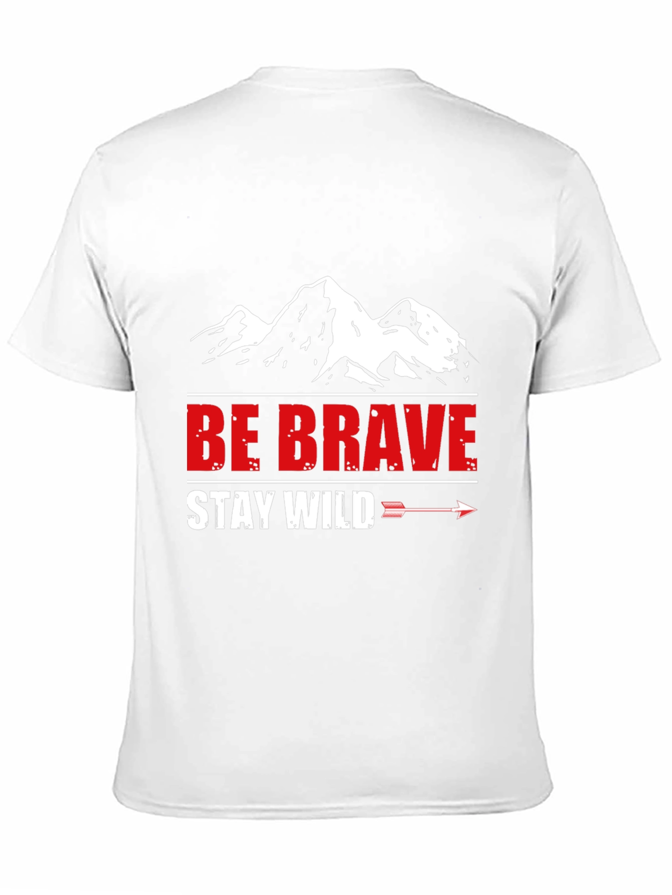 Be Brave Stay Wild Mountain Graphic Tee
