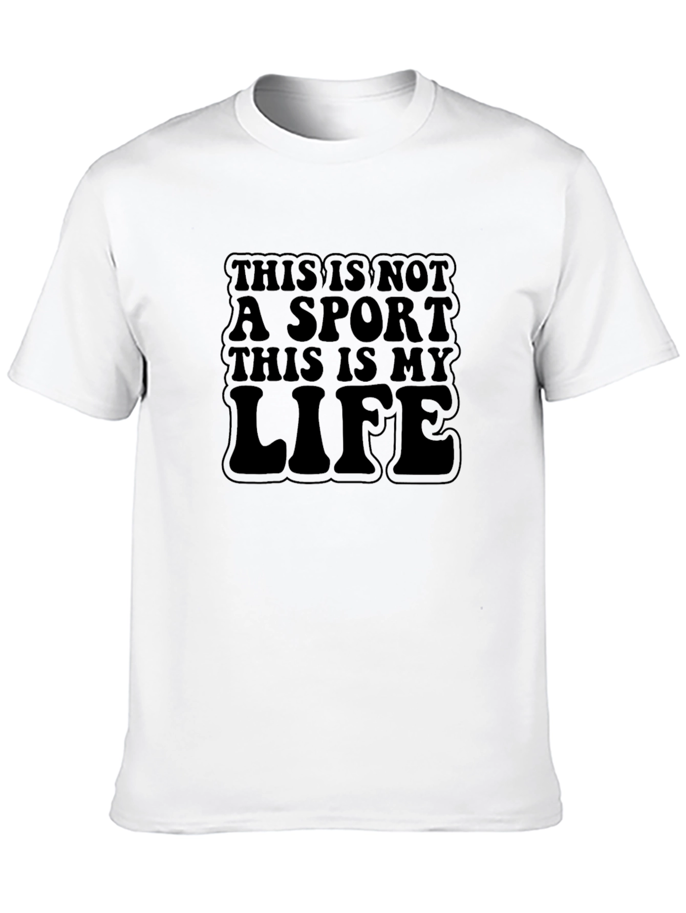 This Is My Life Graphic Tee - Black