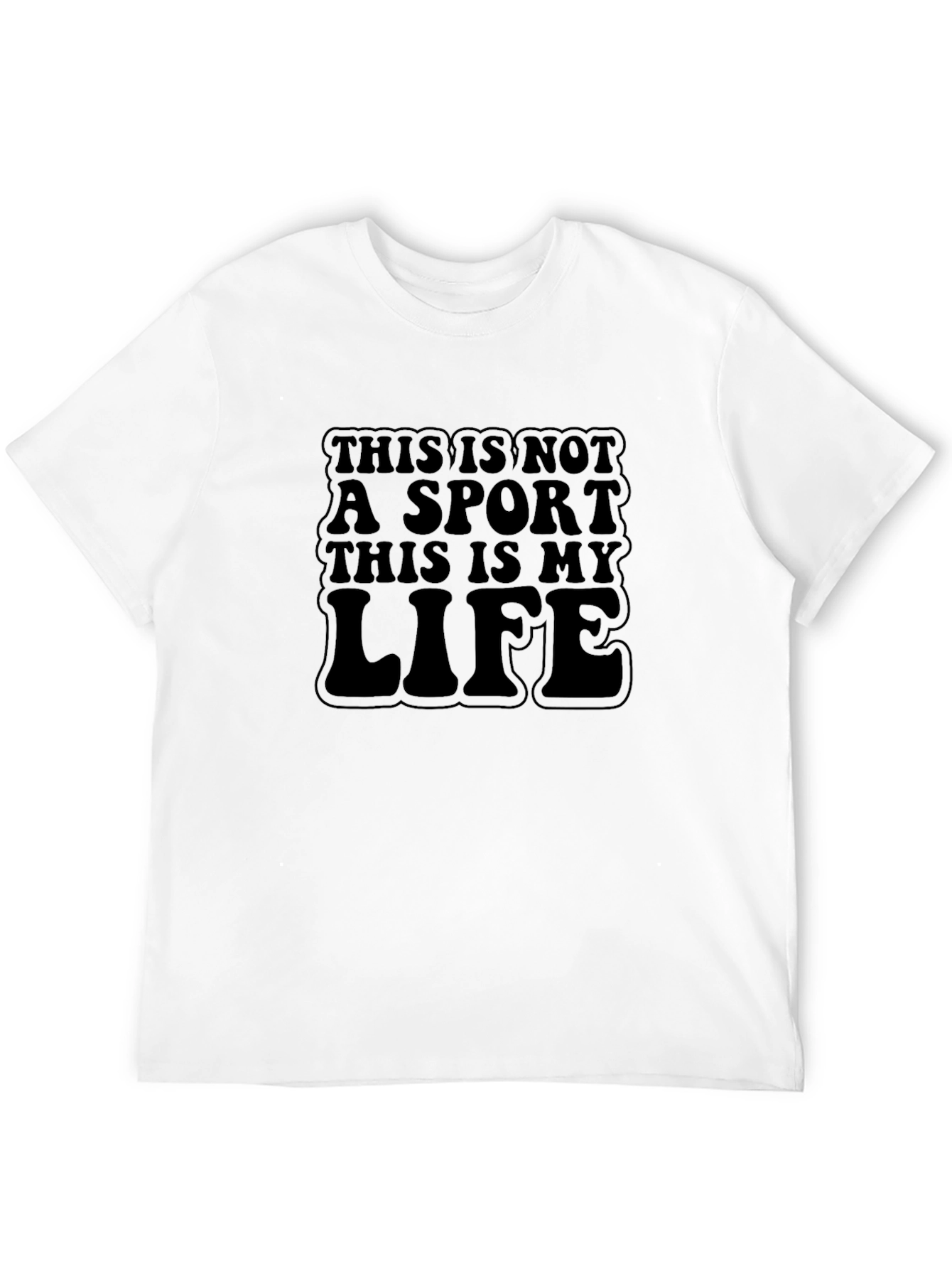 This Is My Life Graphic Tee - Black