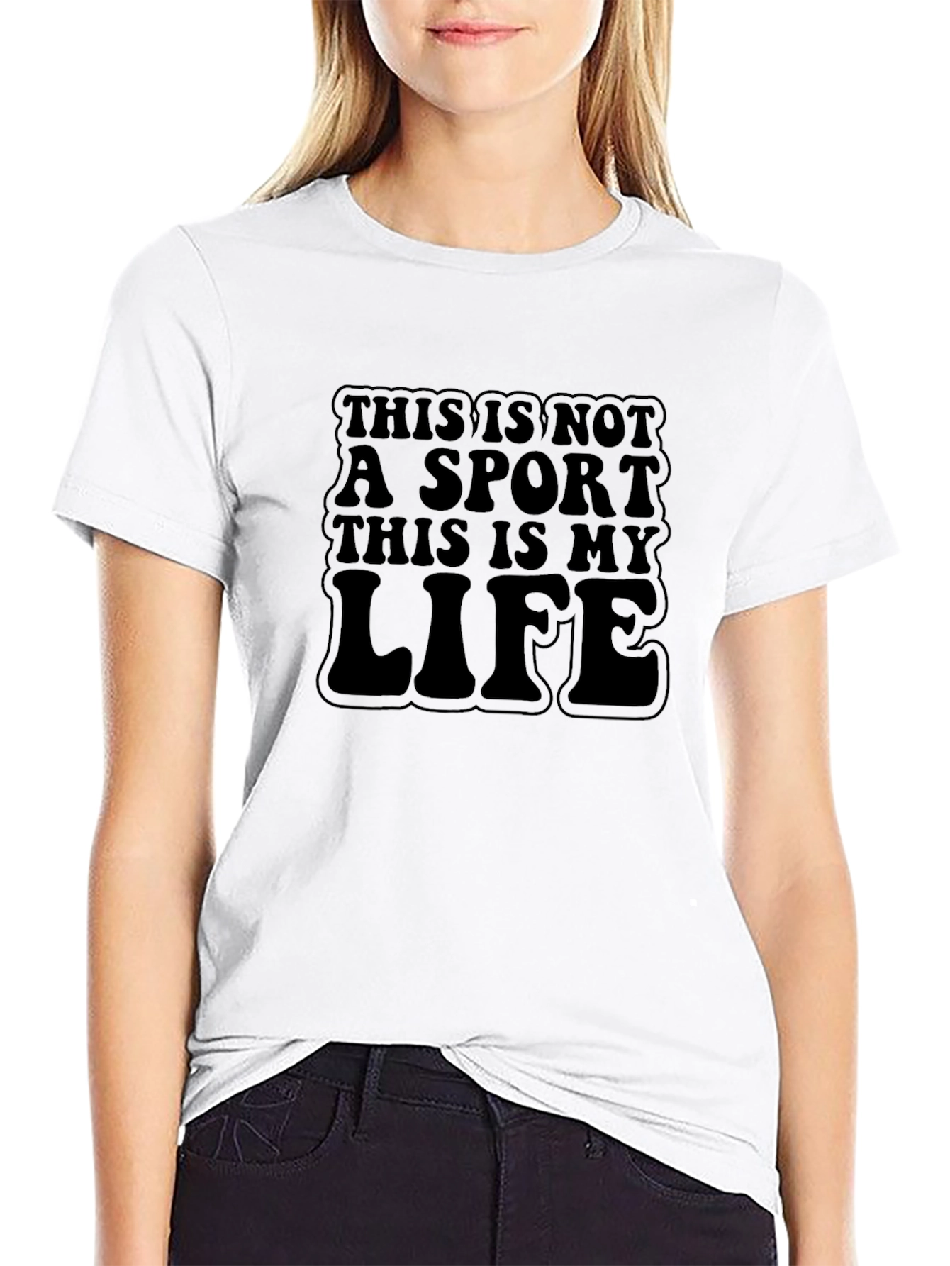 This Is My Life Graphic Tee - Black