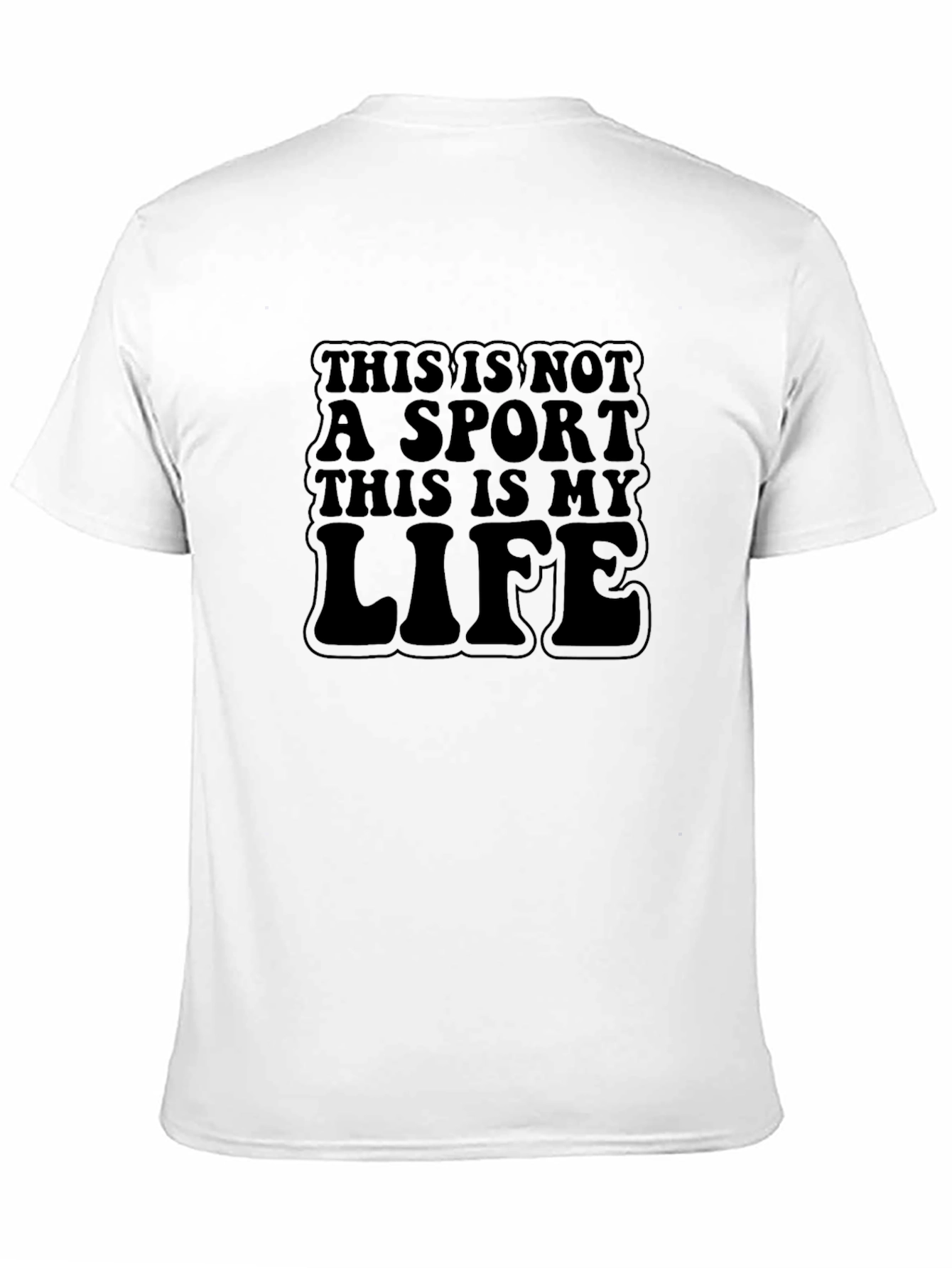 This Is My Life Graphic Tee - Black