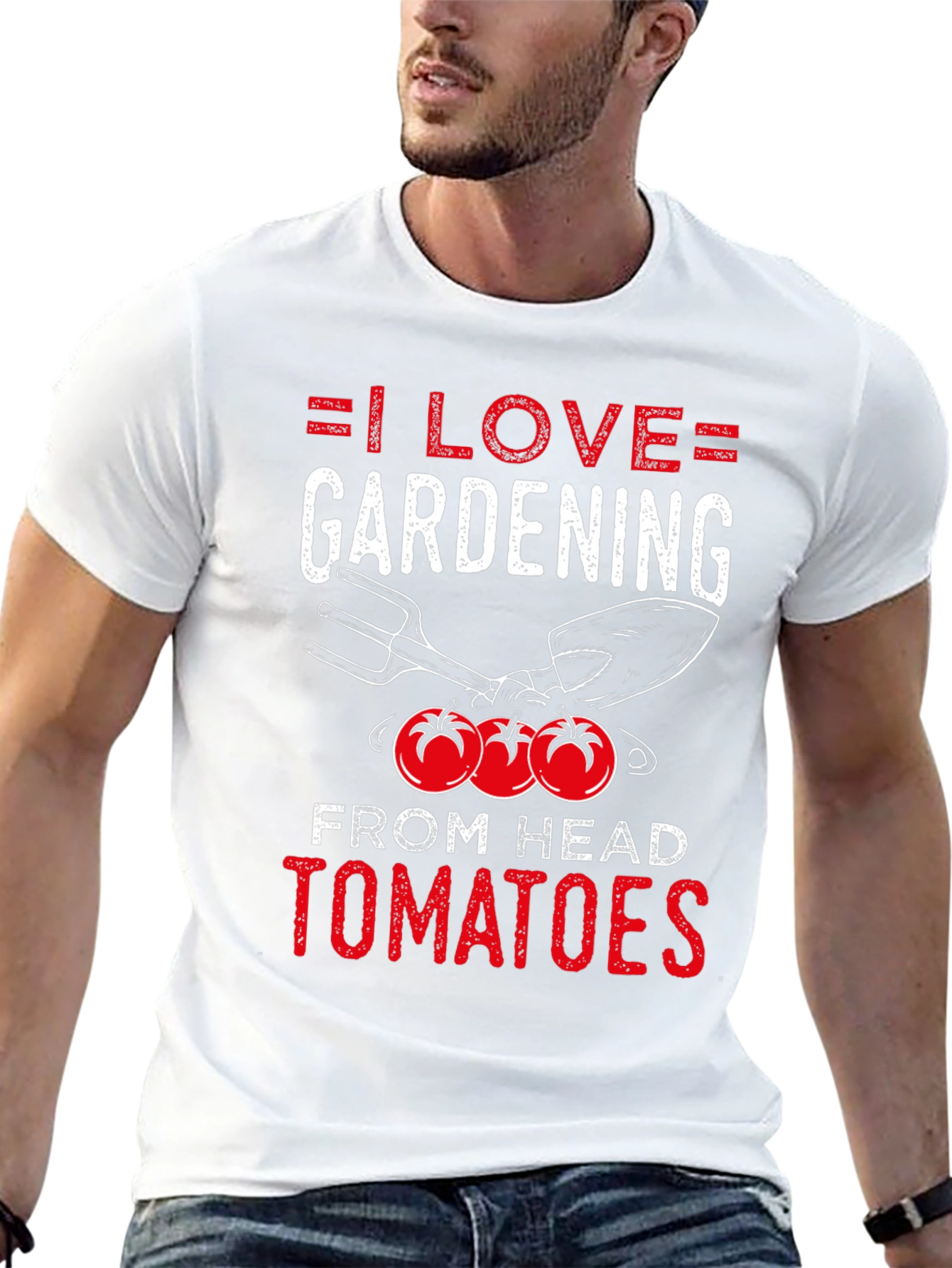 I Love Gardening From Head Tomatoes T-Shirt