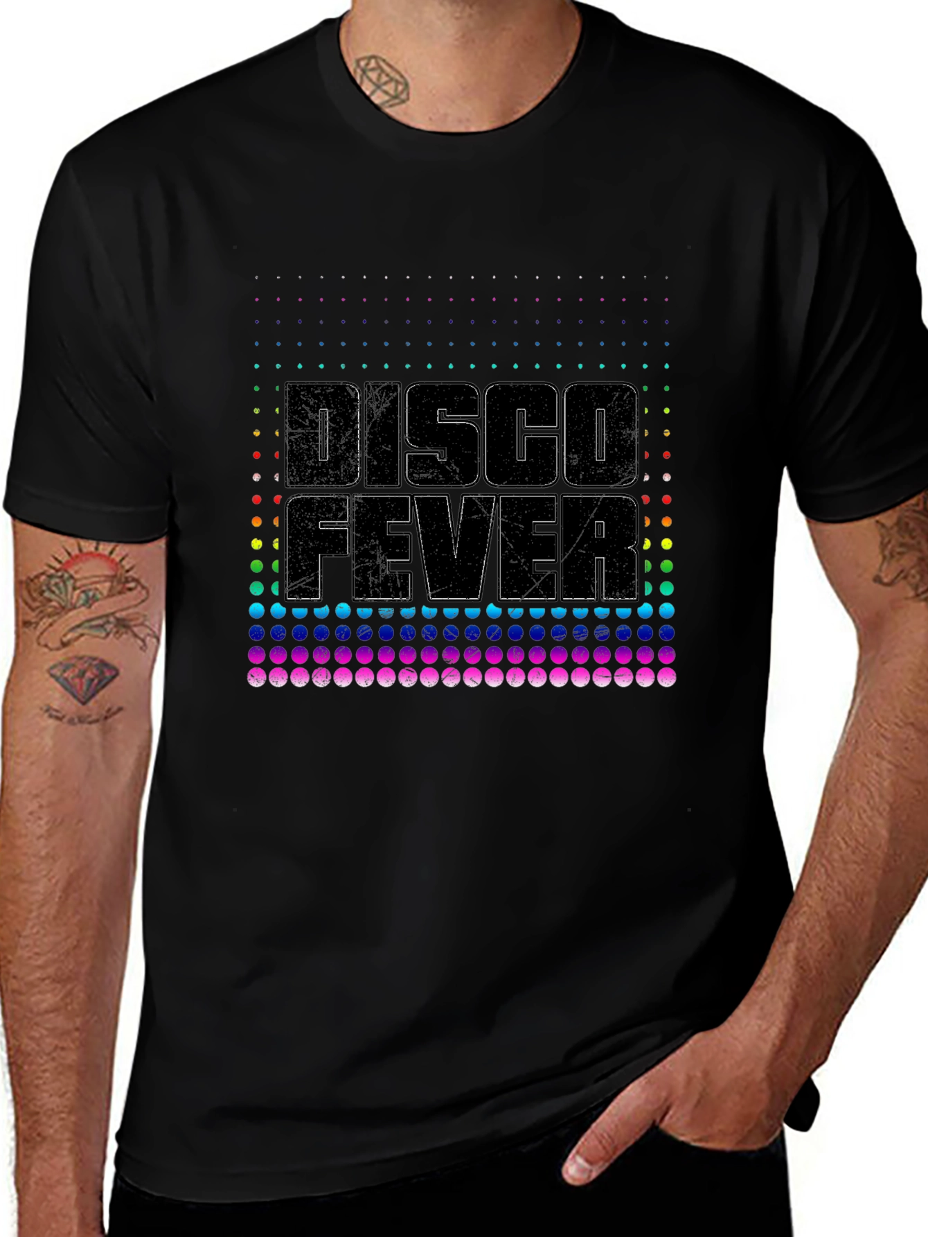 Disco Fever Graphic Tee - Retro Style