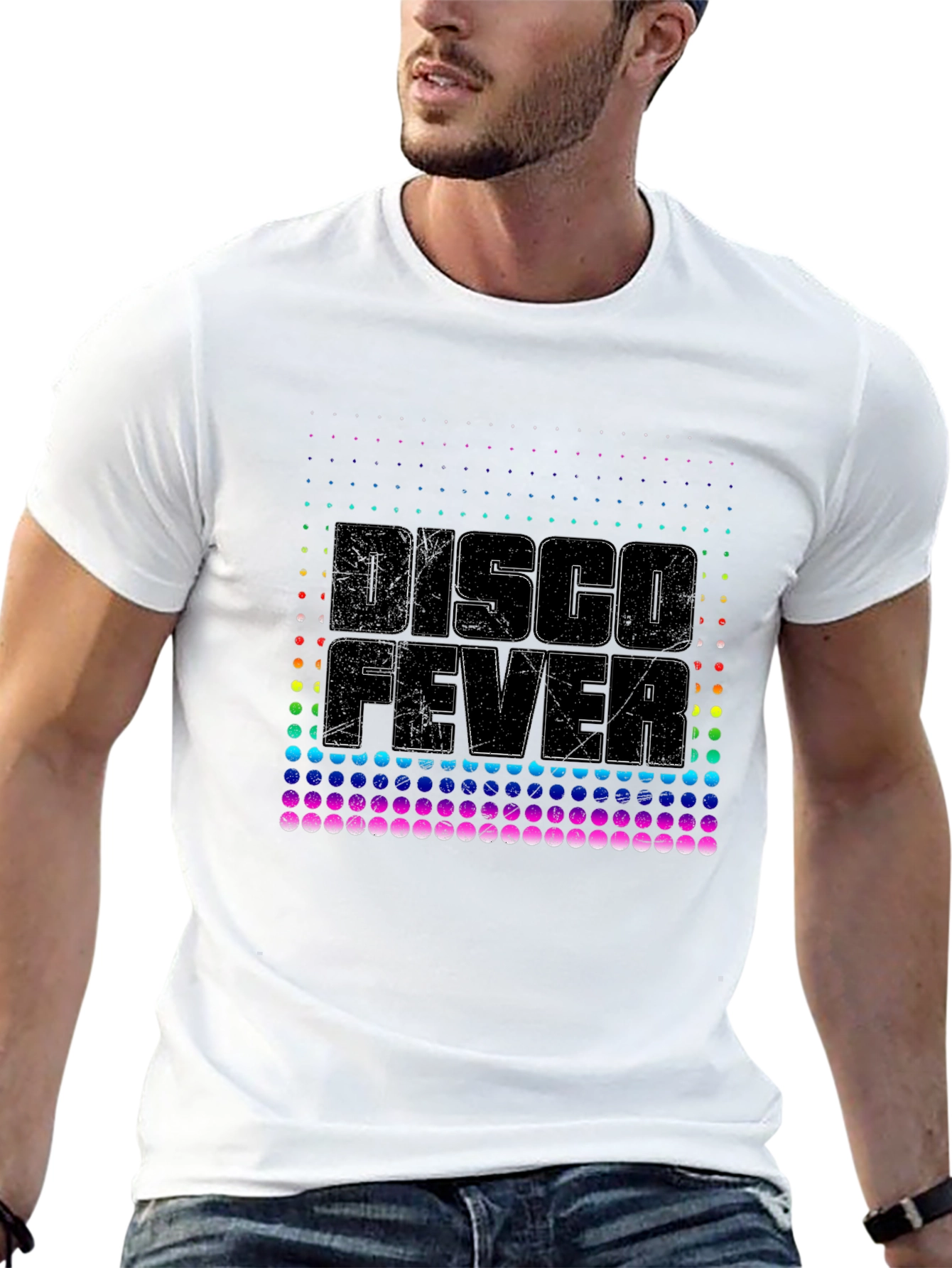 Disco Fever Graphic Tee - Retro Style