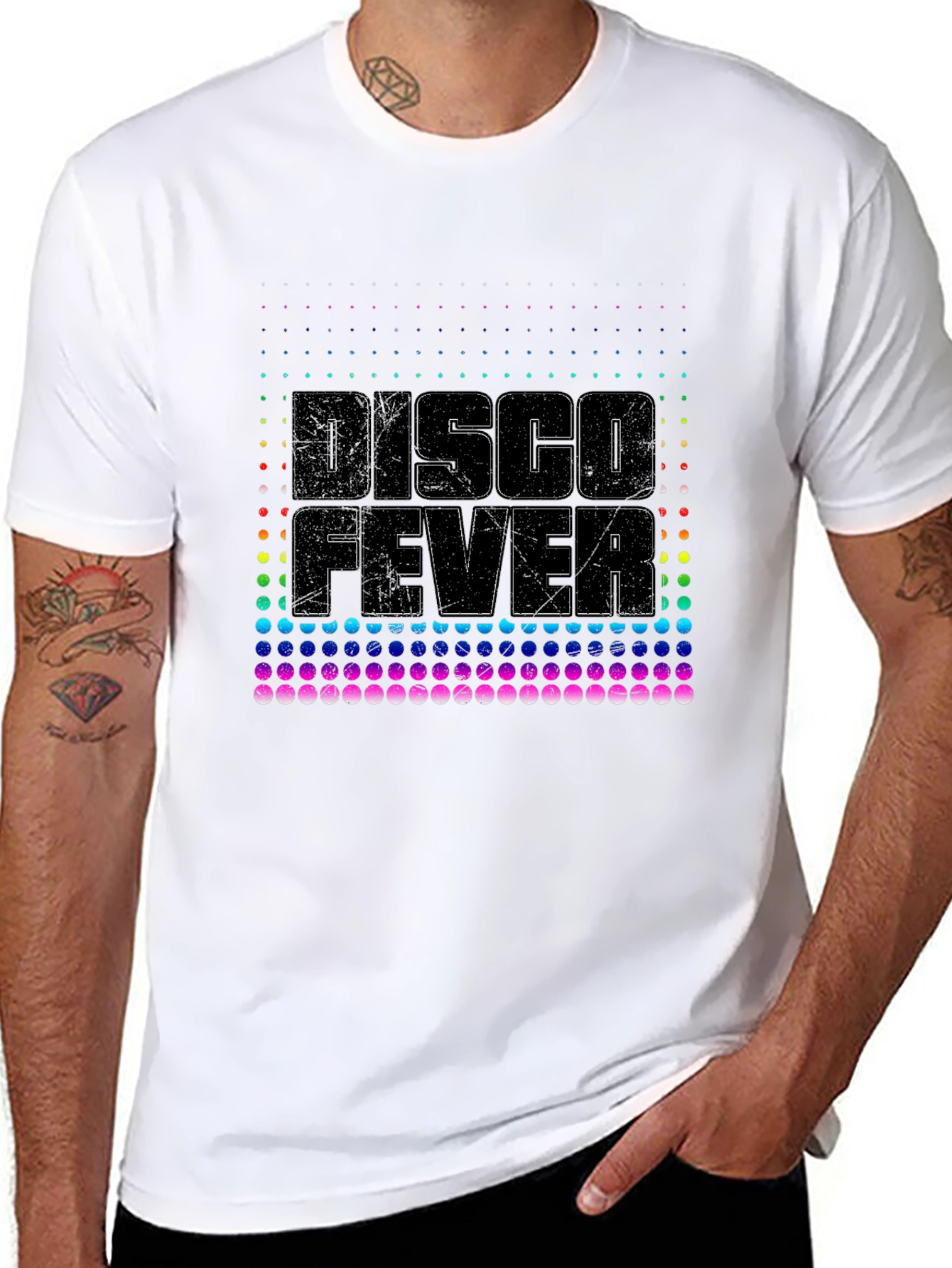 Disco Fever Graphic Tee - Retro Style