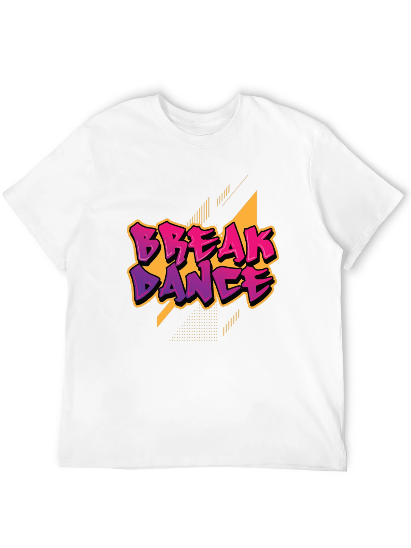 Break Dance Graphic Black T-Shirt