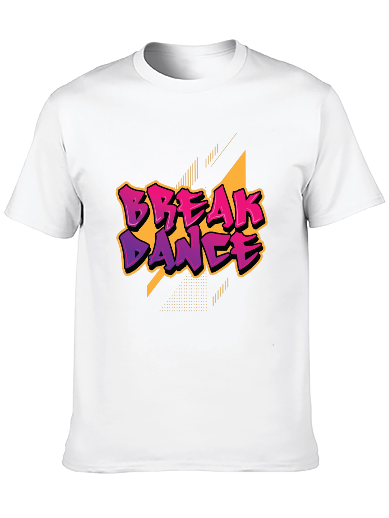 Break Dance Graphic Black T-Shirt