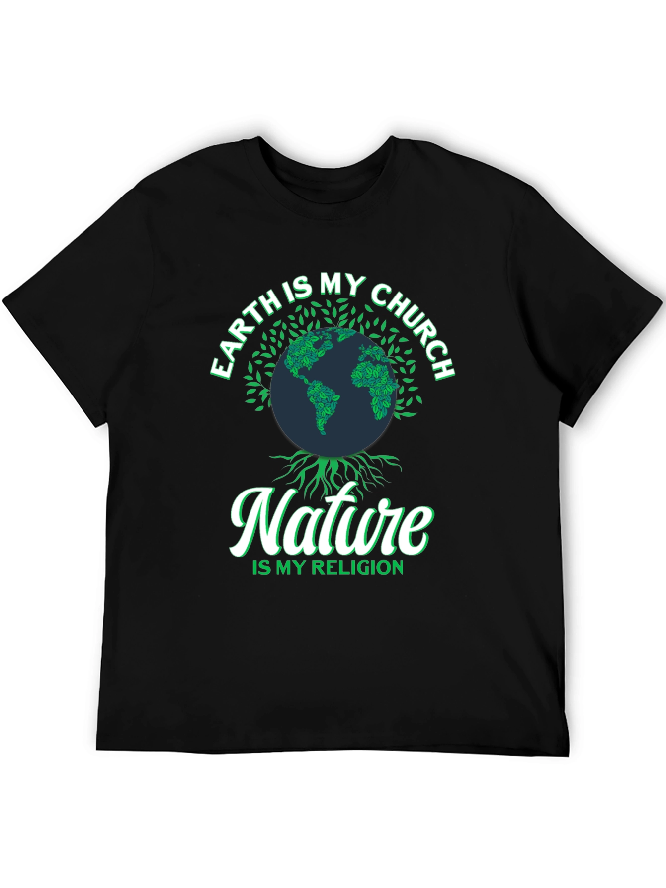Earth Is My Church T-Shirt Nature Religion Tee