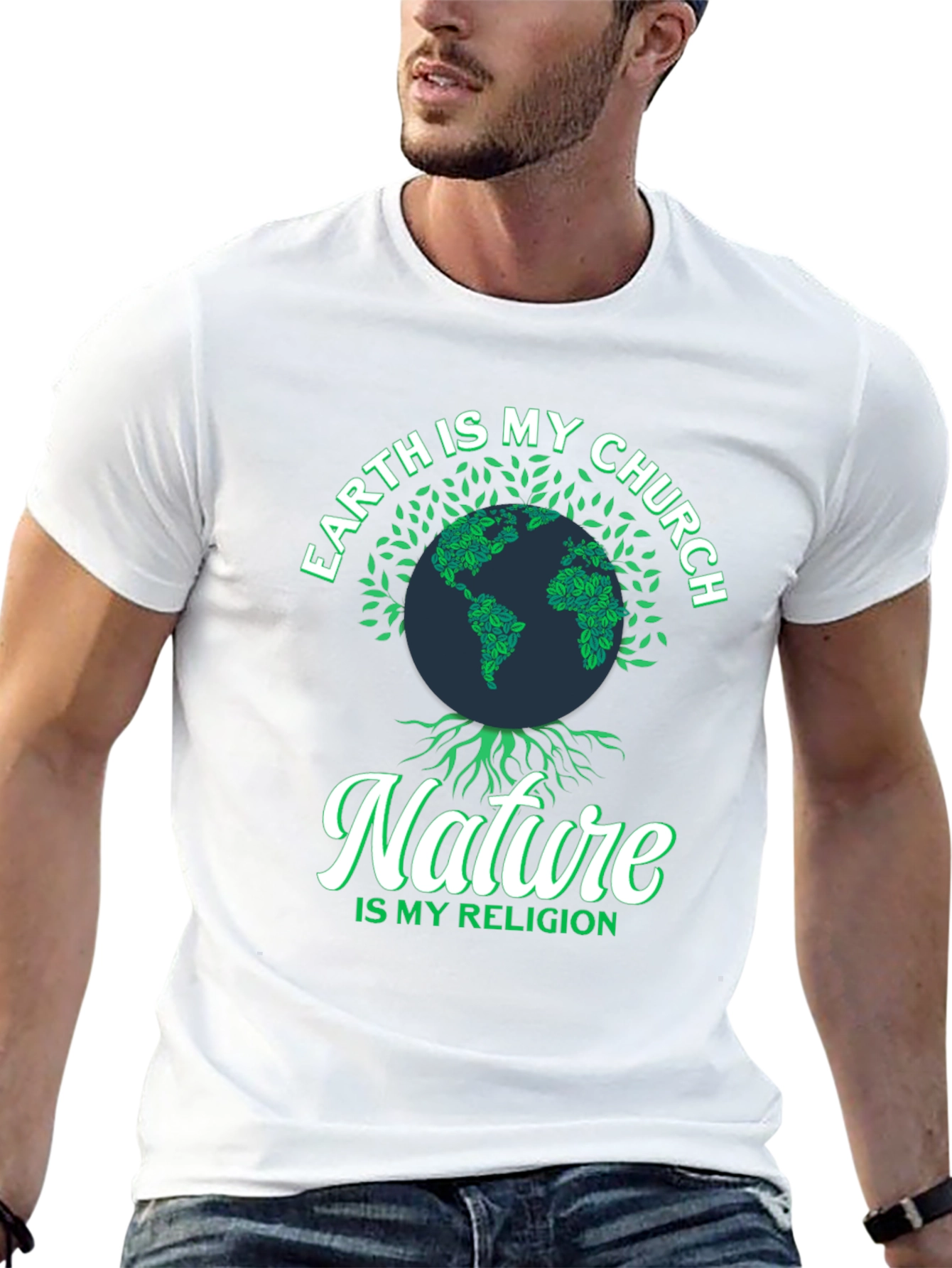 Earth Is My Church T-Shirt Nature Religion Tee