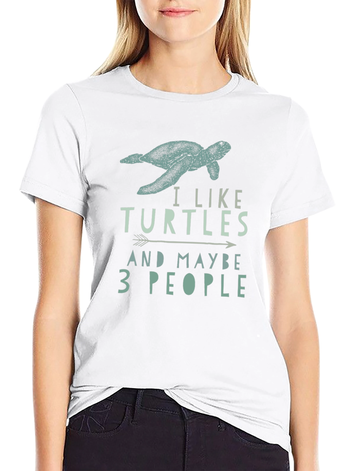 I Like Turtles and Maybe 3 People T-Shirt