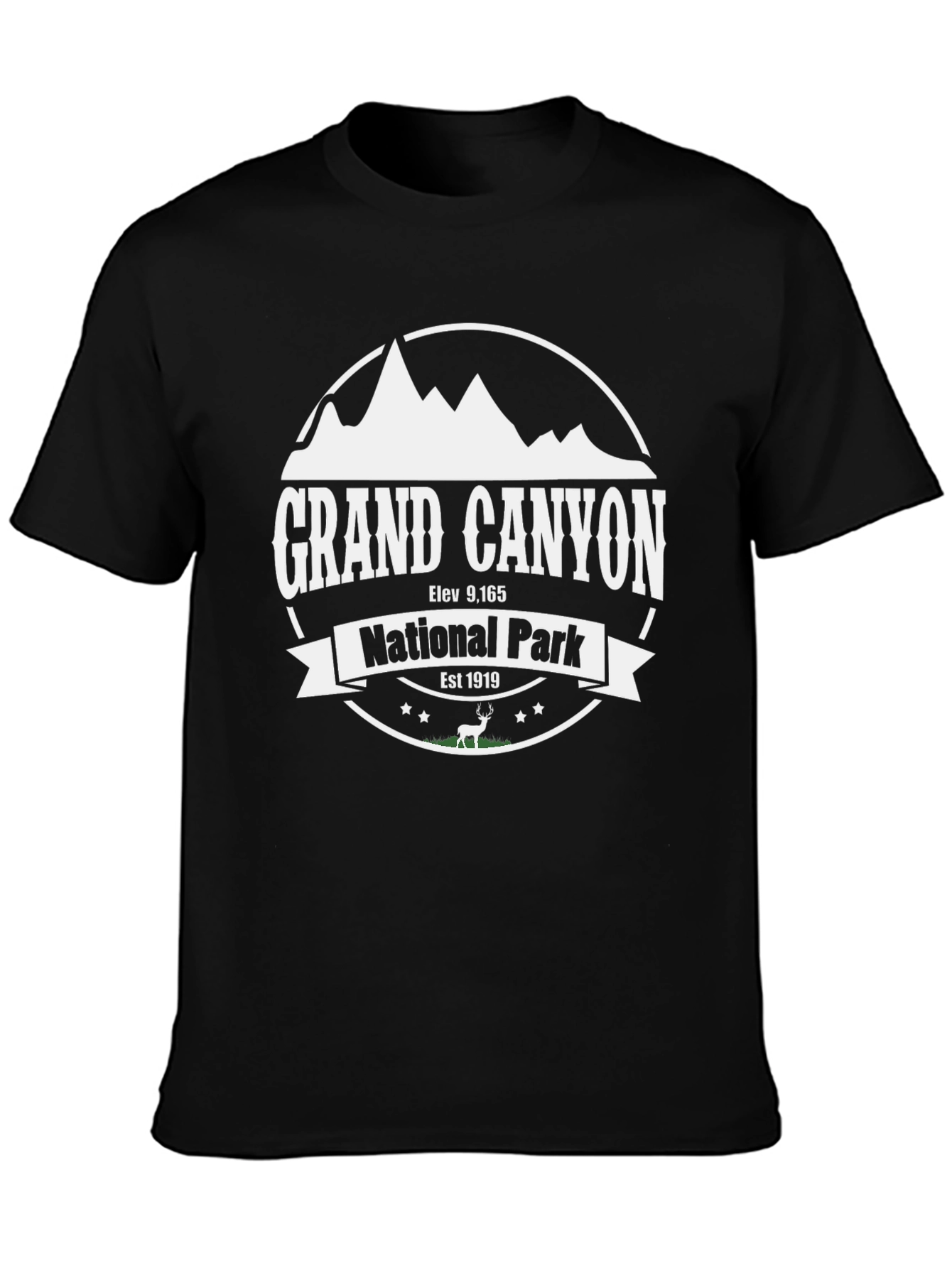 Grand Canyon National Park Black Graphic Tee
