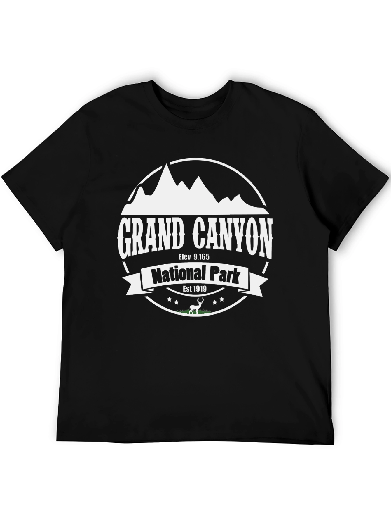 Grand Canyon National Park Black Graphic Tee
