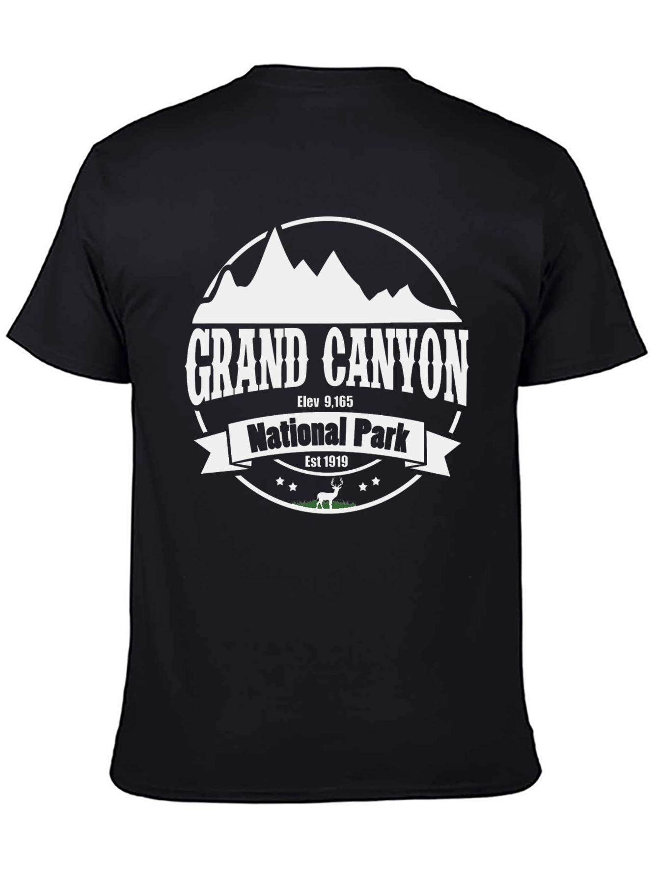 Grand Canyon National Park Black Graphic Tee