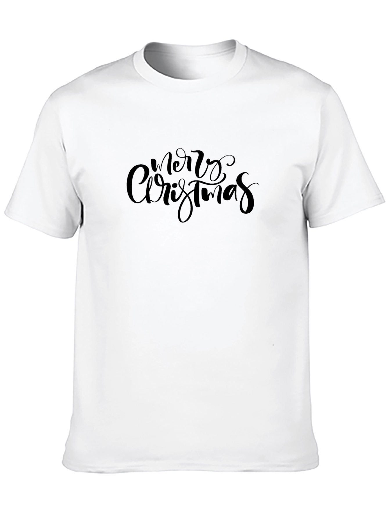 Merry Christmas Black T-Shirt